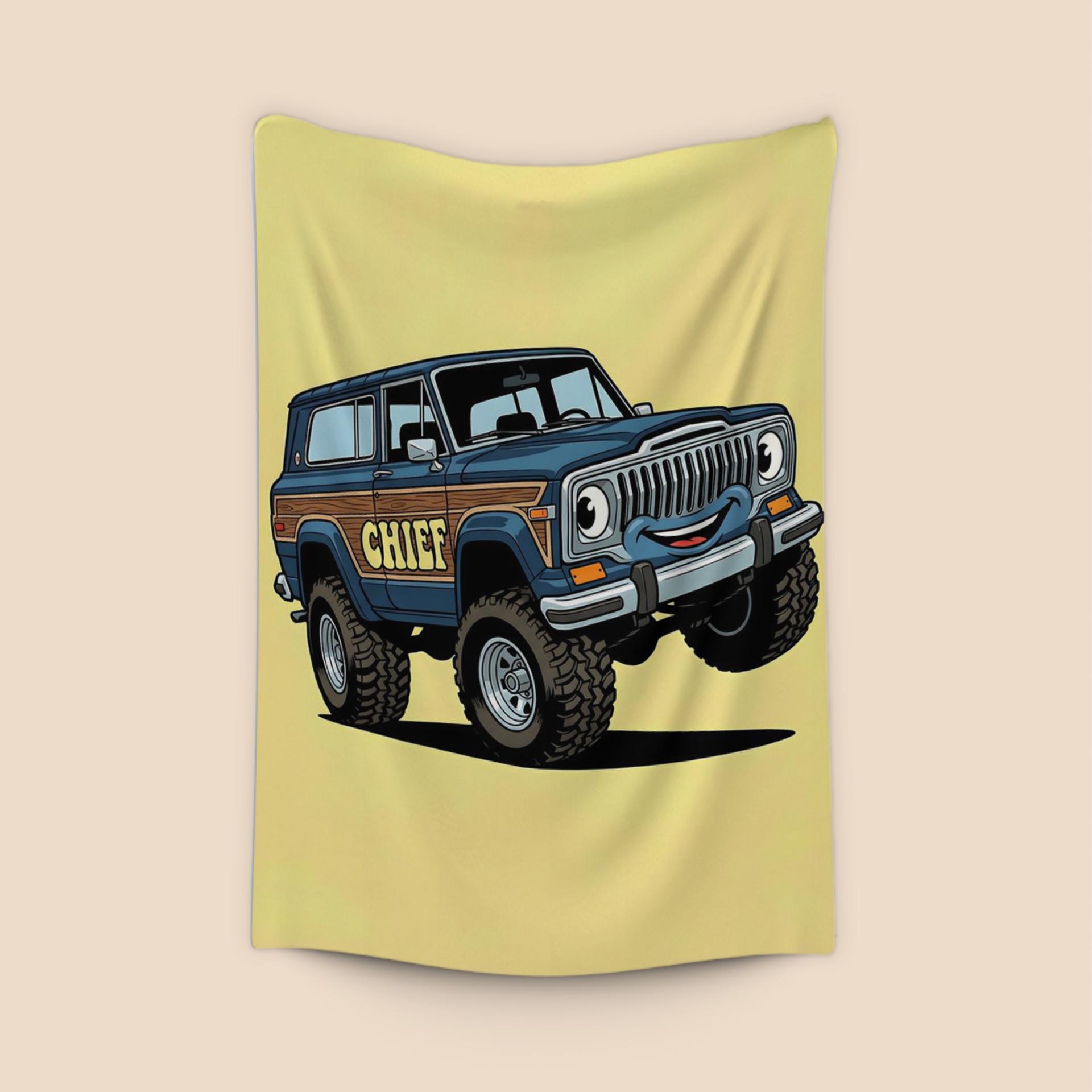 Playful Jeep Cherokee Chief: The Happy Off-Roader