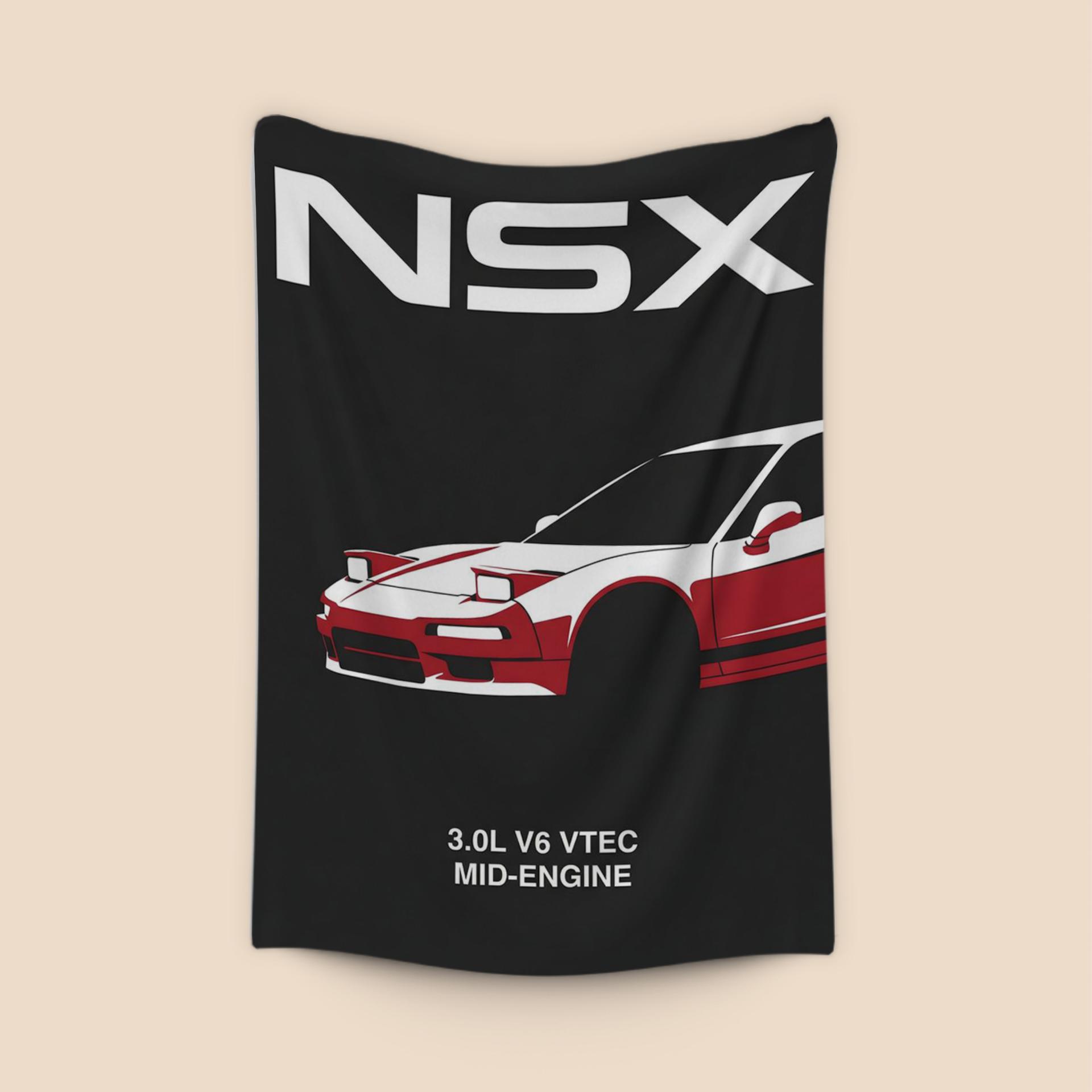 NSX VTEC Minimalist Spec Poster