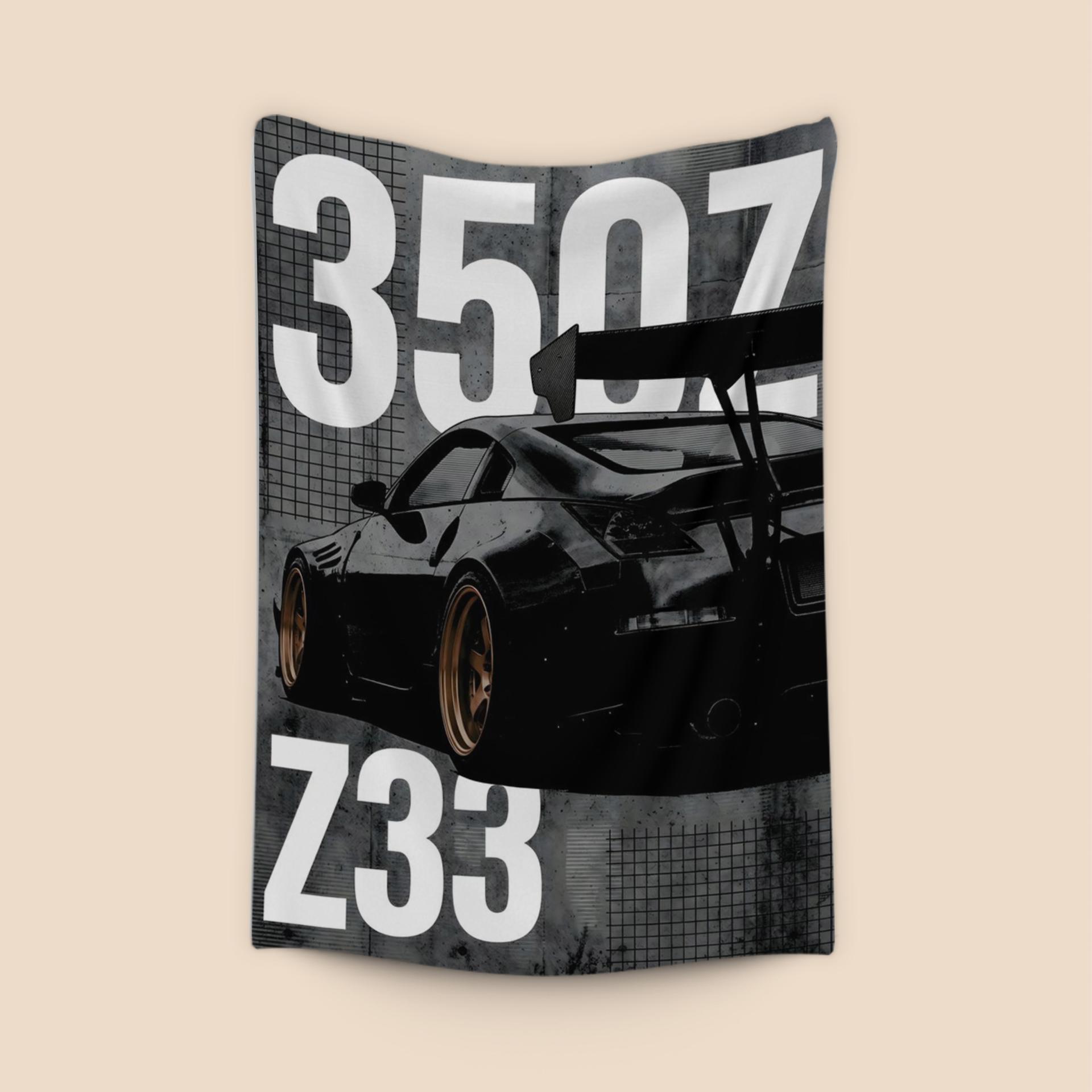 Z33 Industrial Blueprint: 350Z Graphic Tribute