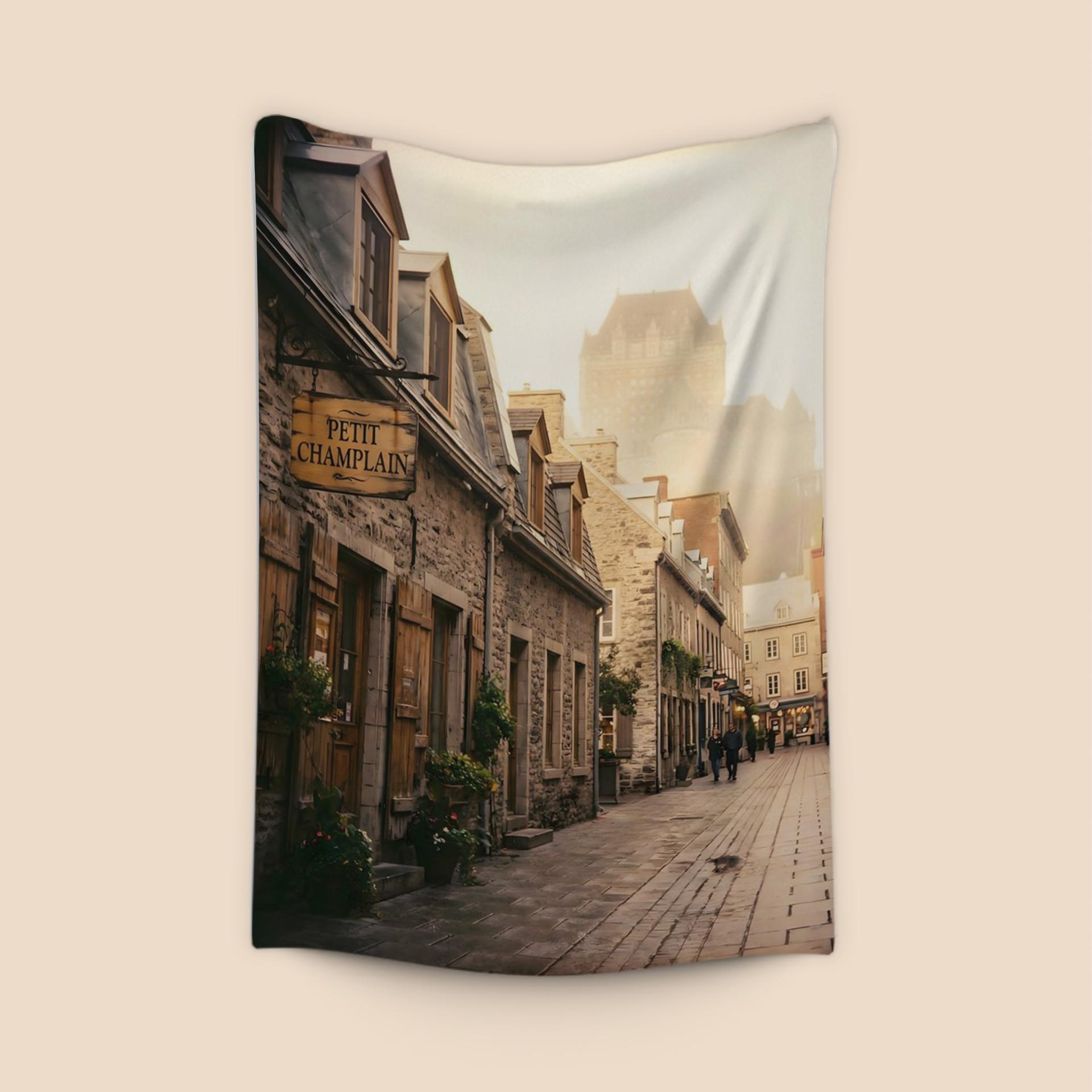 Morning Mist in Petit Champlain