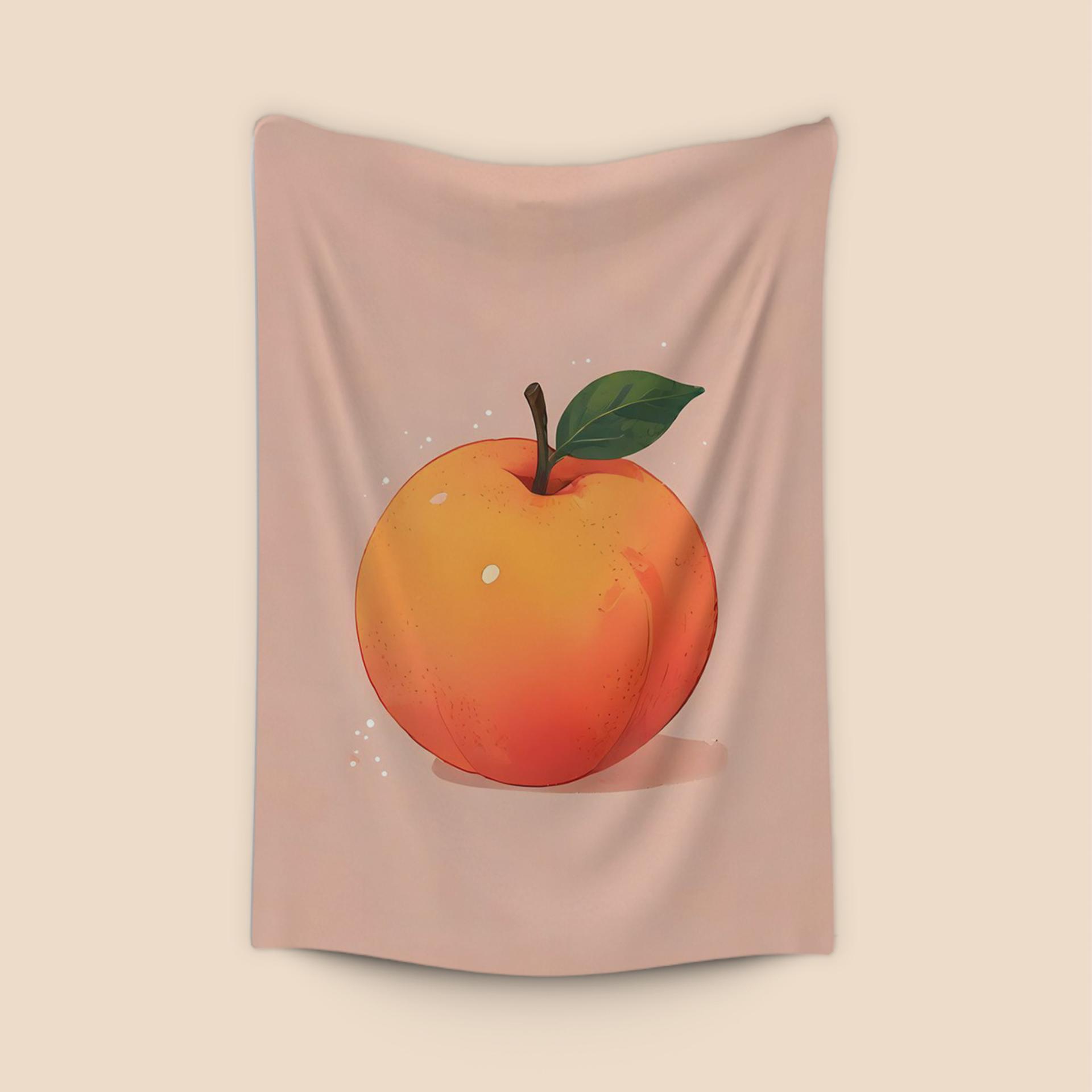 Soft Painterly Peach