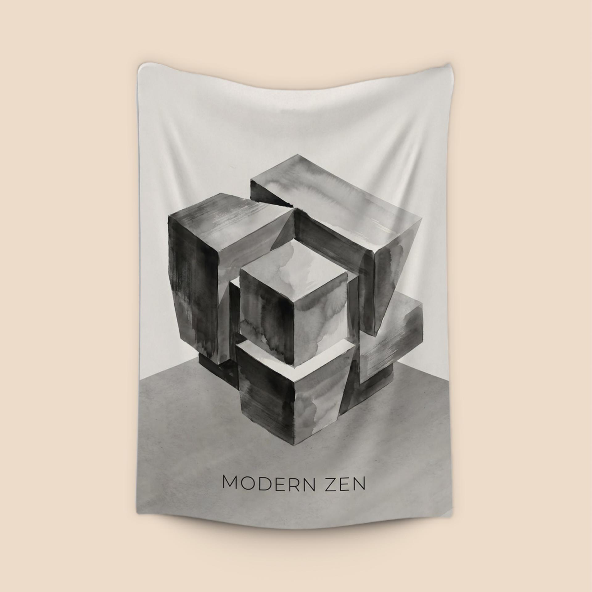 Modern Zen: The Brutalist Ink Study