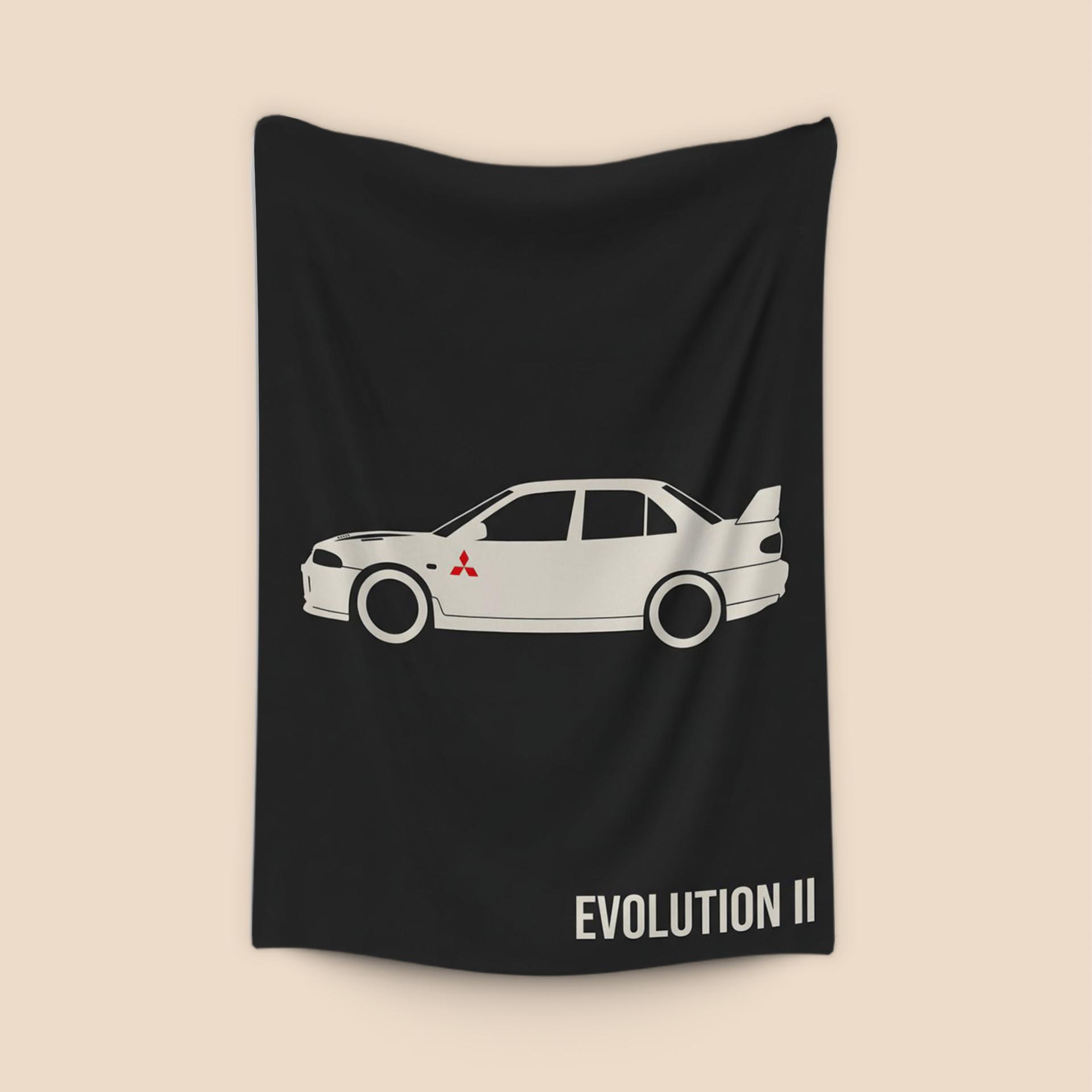 Mitsubishi Lancer Evolution II Minimalist Profile