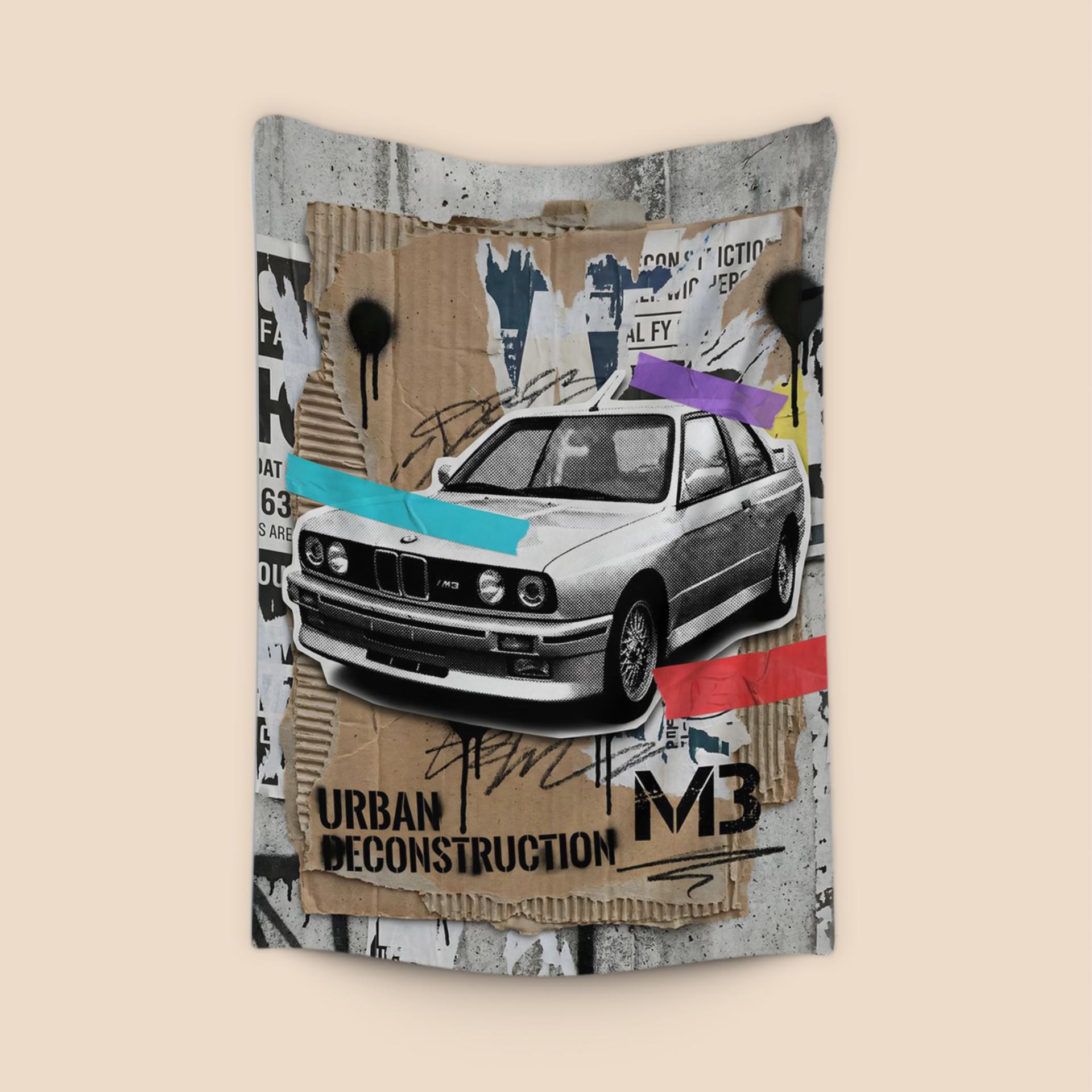 BMW E30 Urban Deconstruction Collage