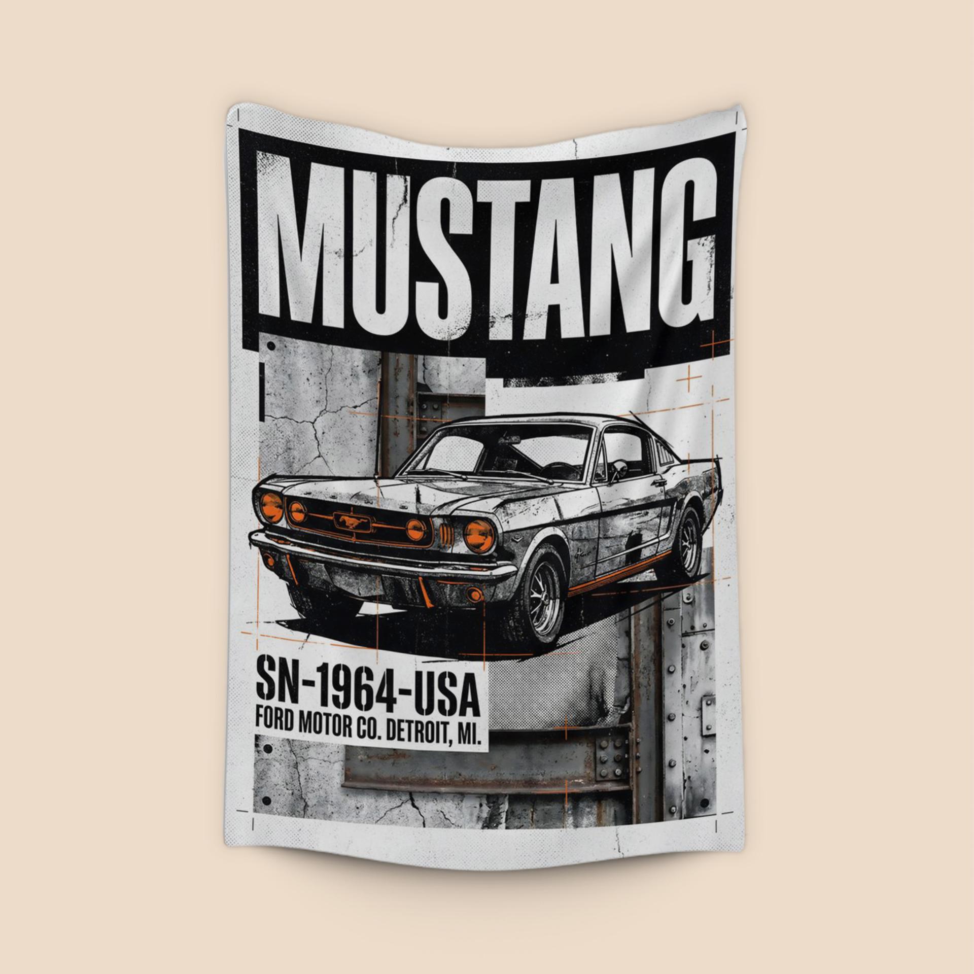 Ford Mustang 1964 Detroit Industrial Collage