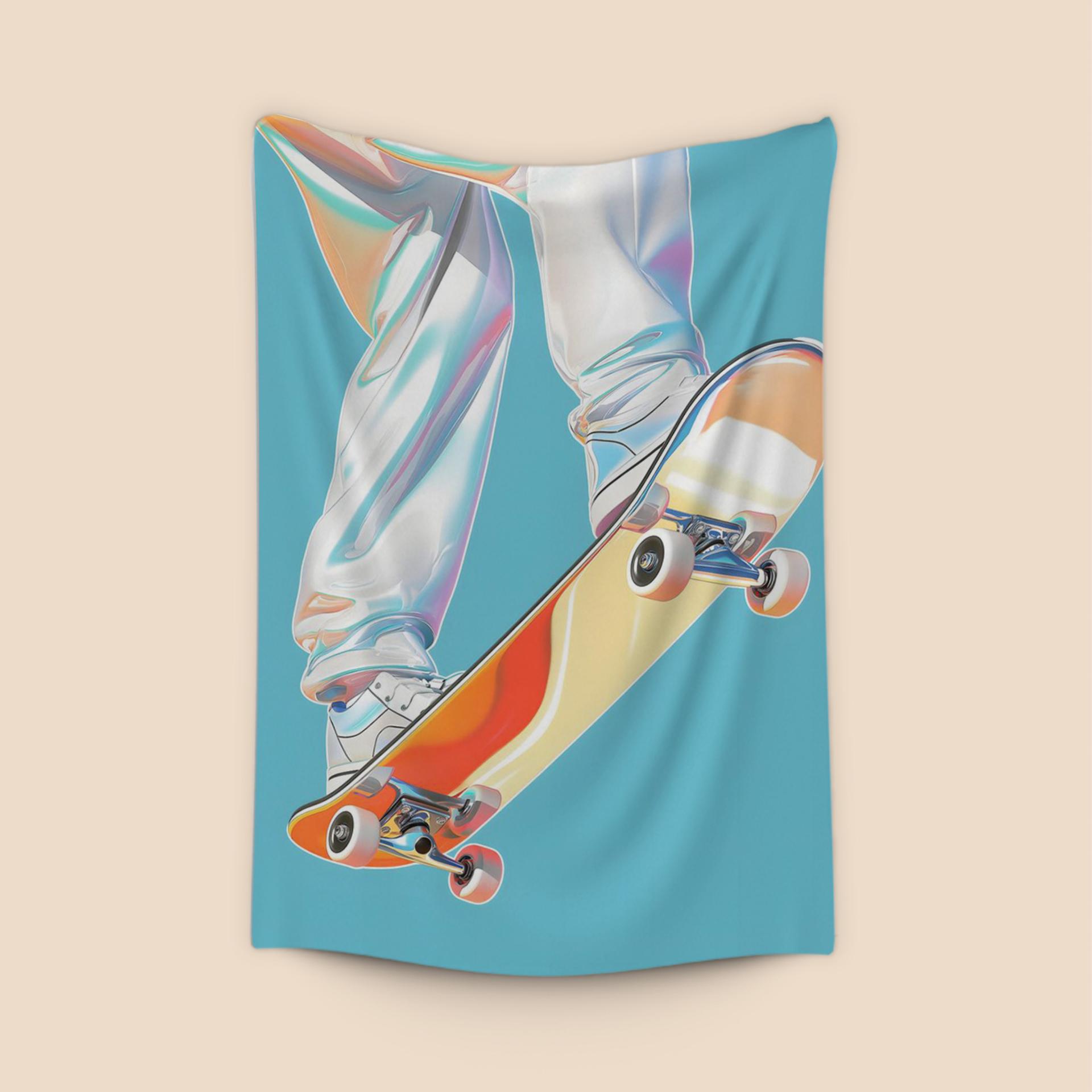 Holographic Skater Trick