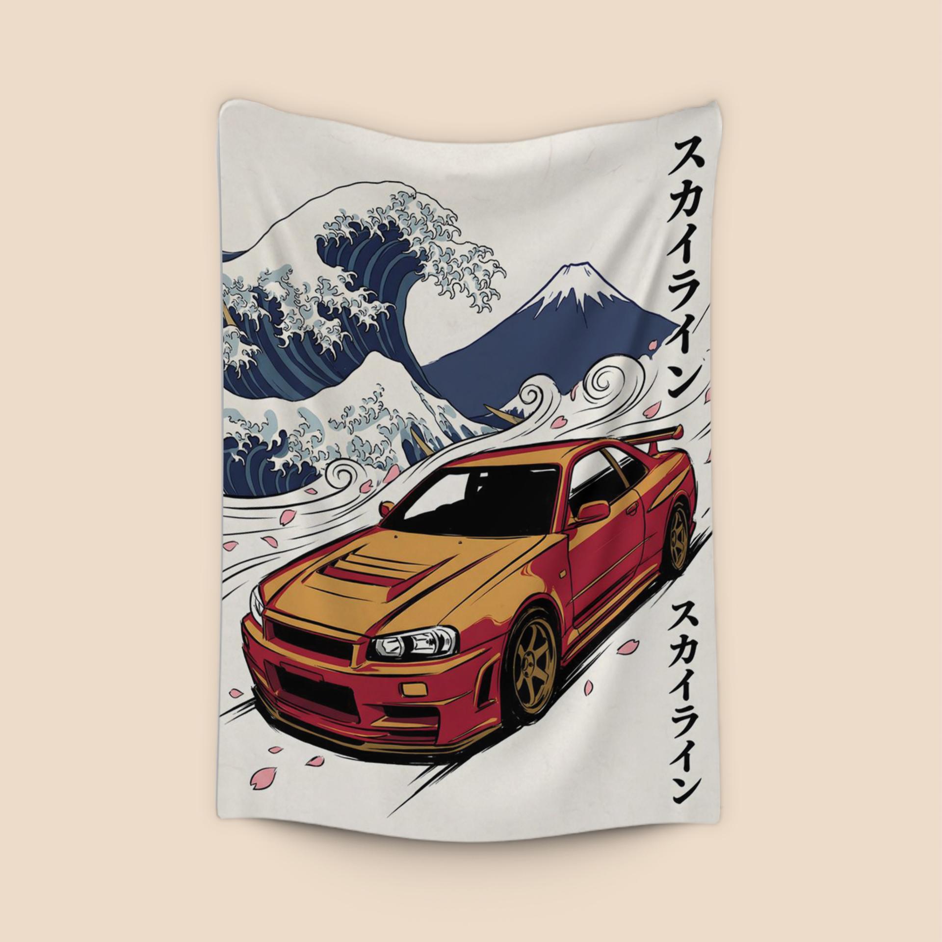 The Great Wave of Skyline GT-R R34