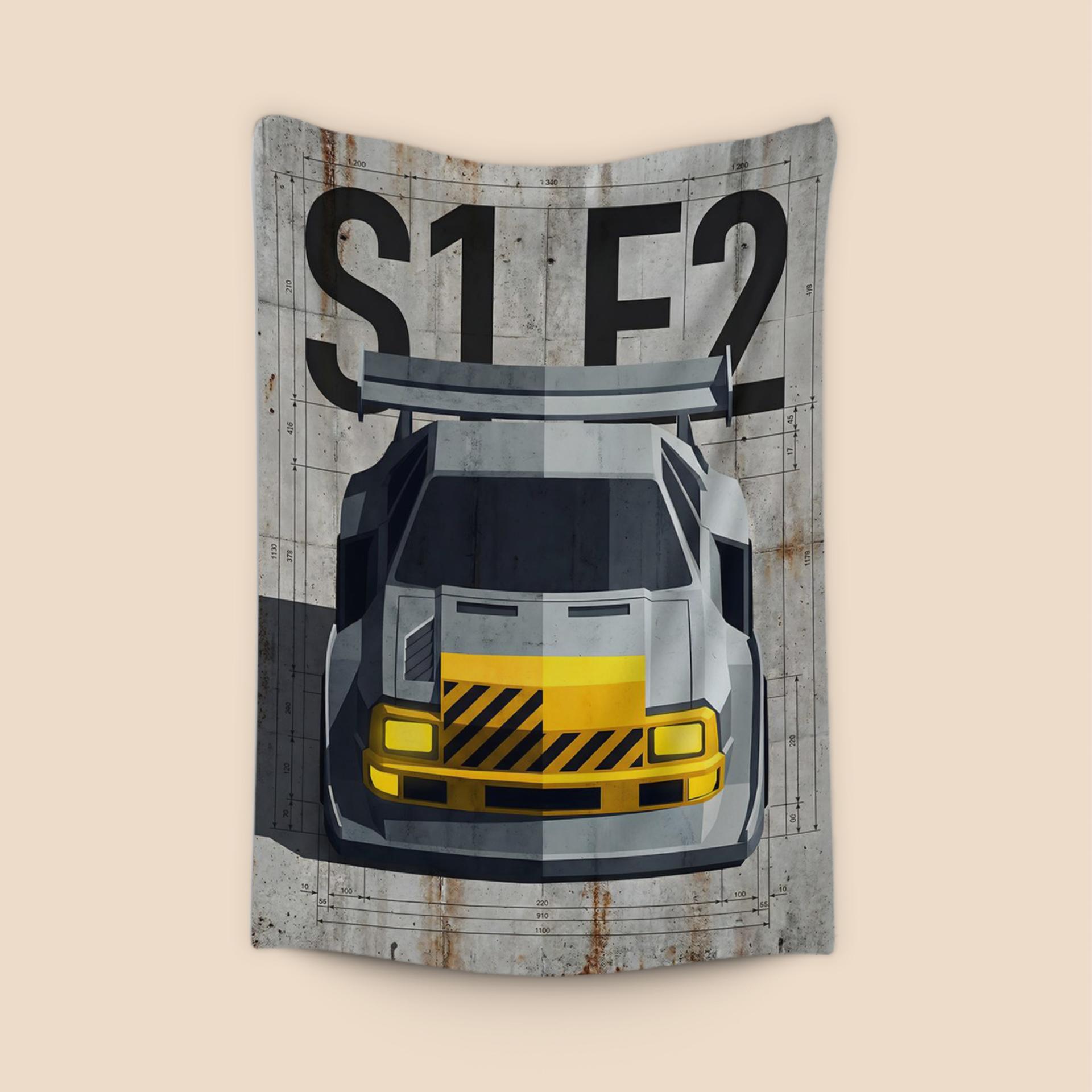 Audi Sport Quattro S1 E2: Concrete Blueprint Frontal