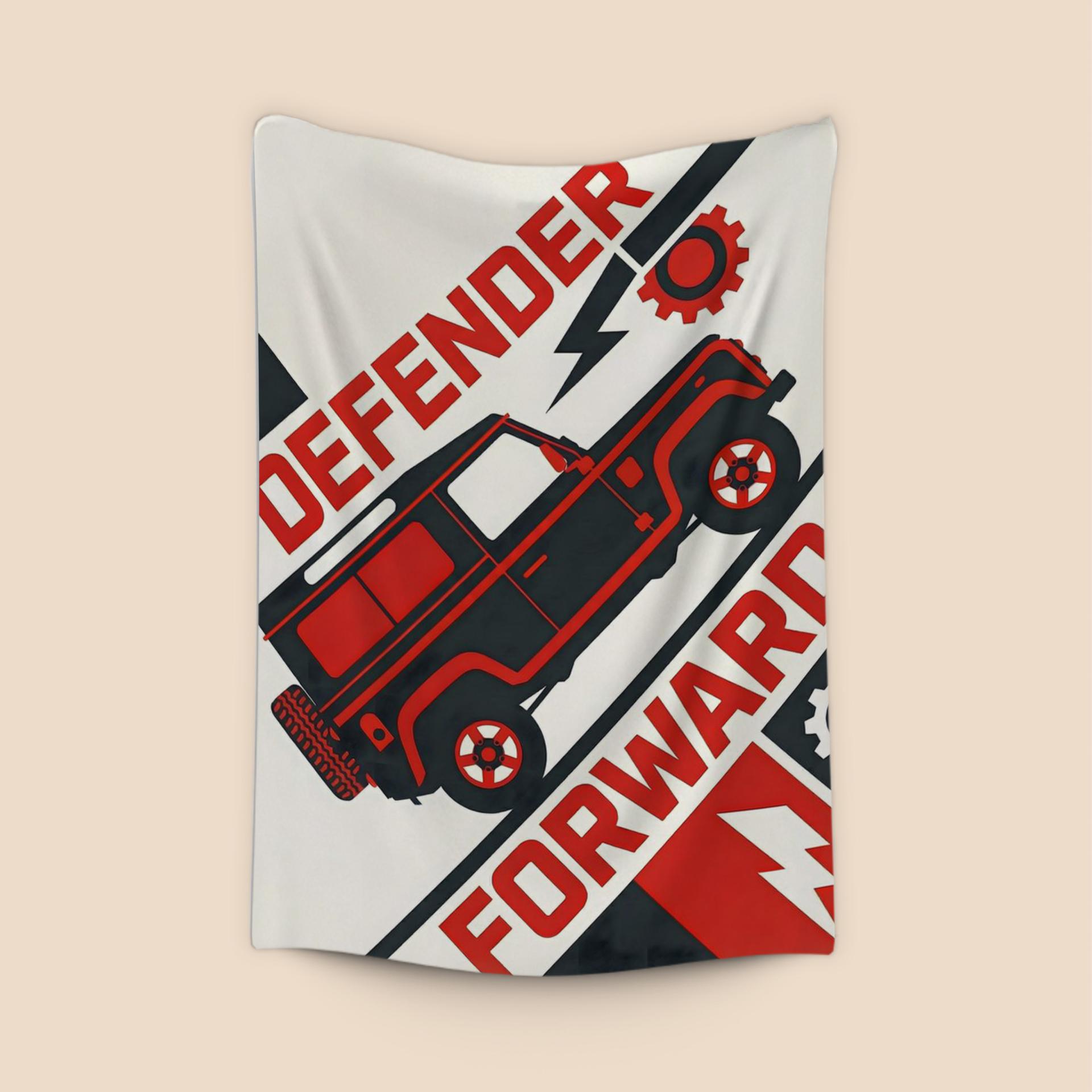 Defender Forward Constructivist Poster