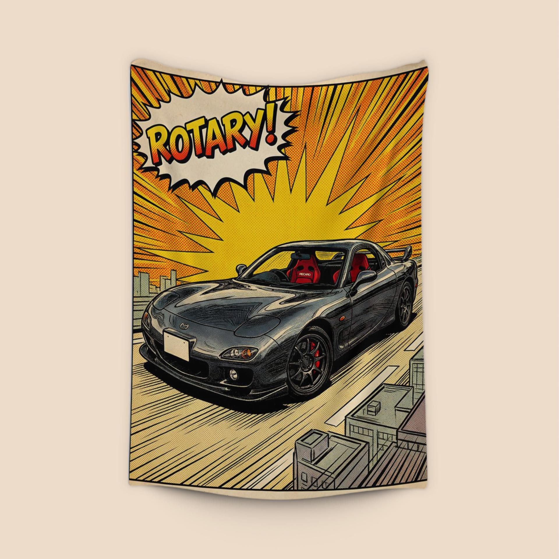 Mazda RX-7 Spirit R: Rotary Comic Action