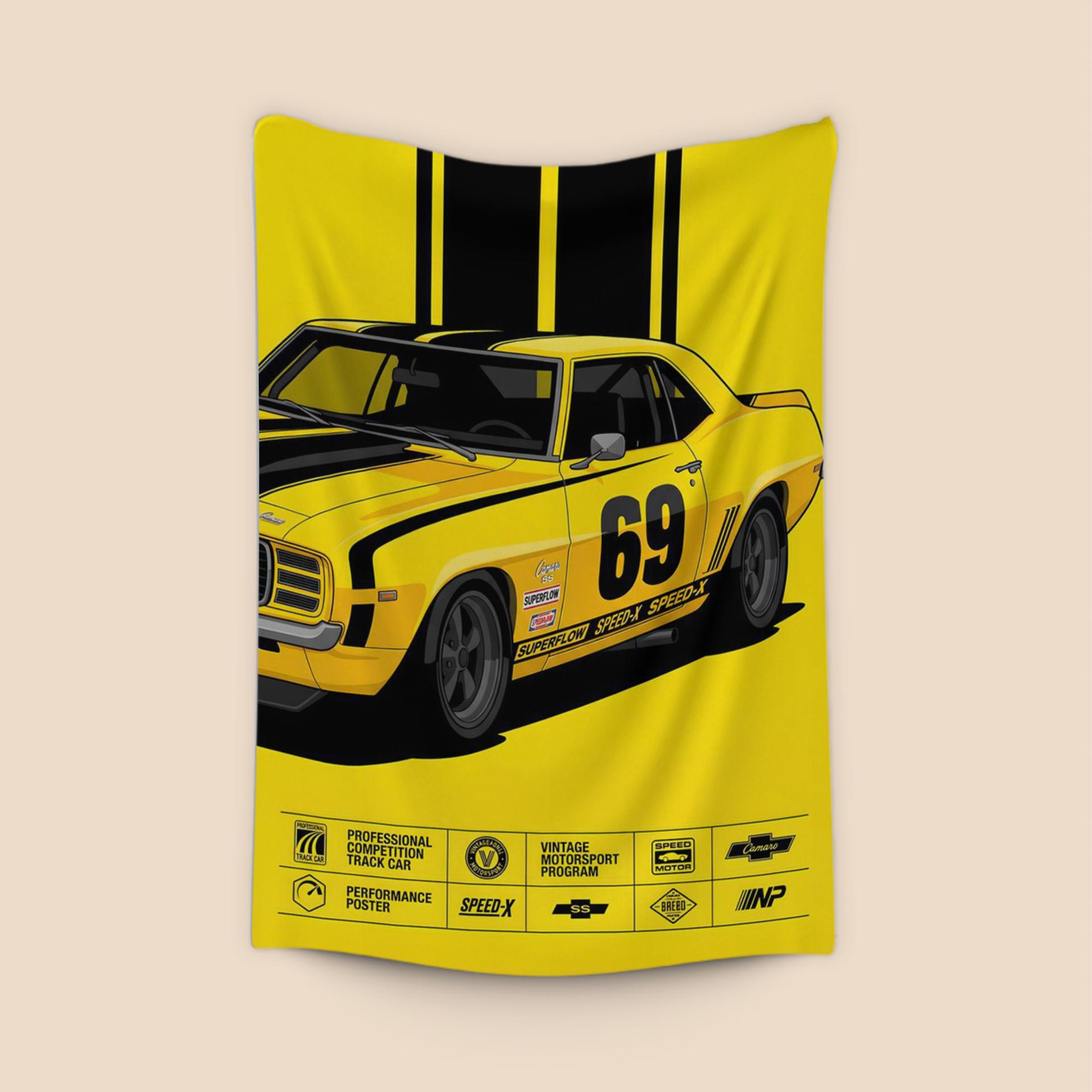 Camaro SS Performance Track Poster