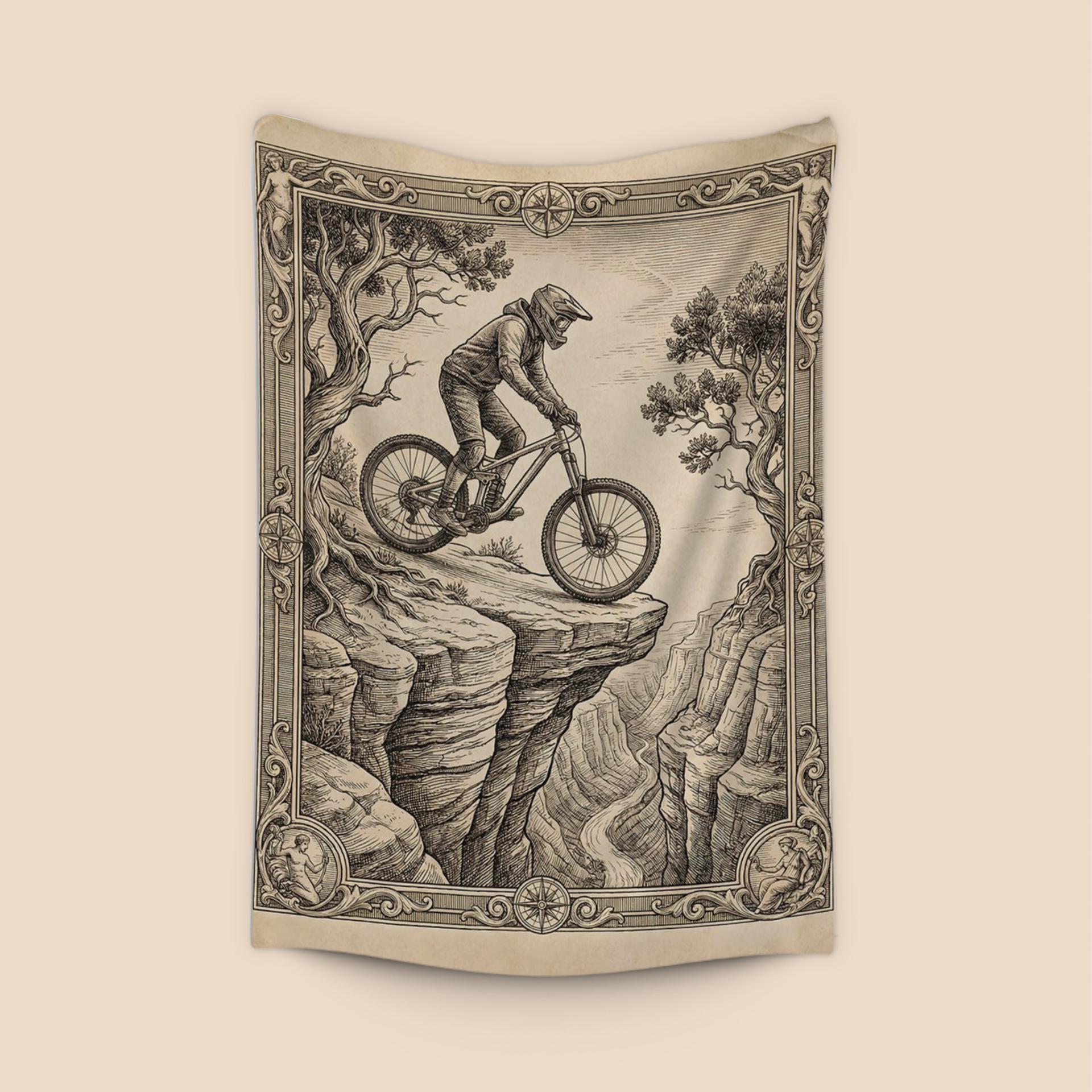 The Modern Pioneer: Grand Canyon Mountain Biking Engraving