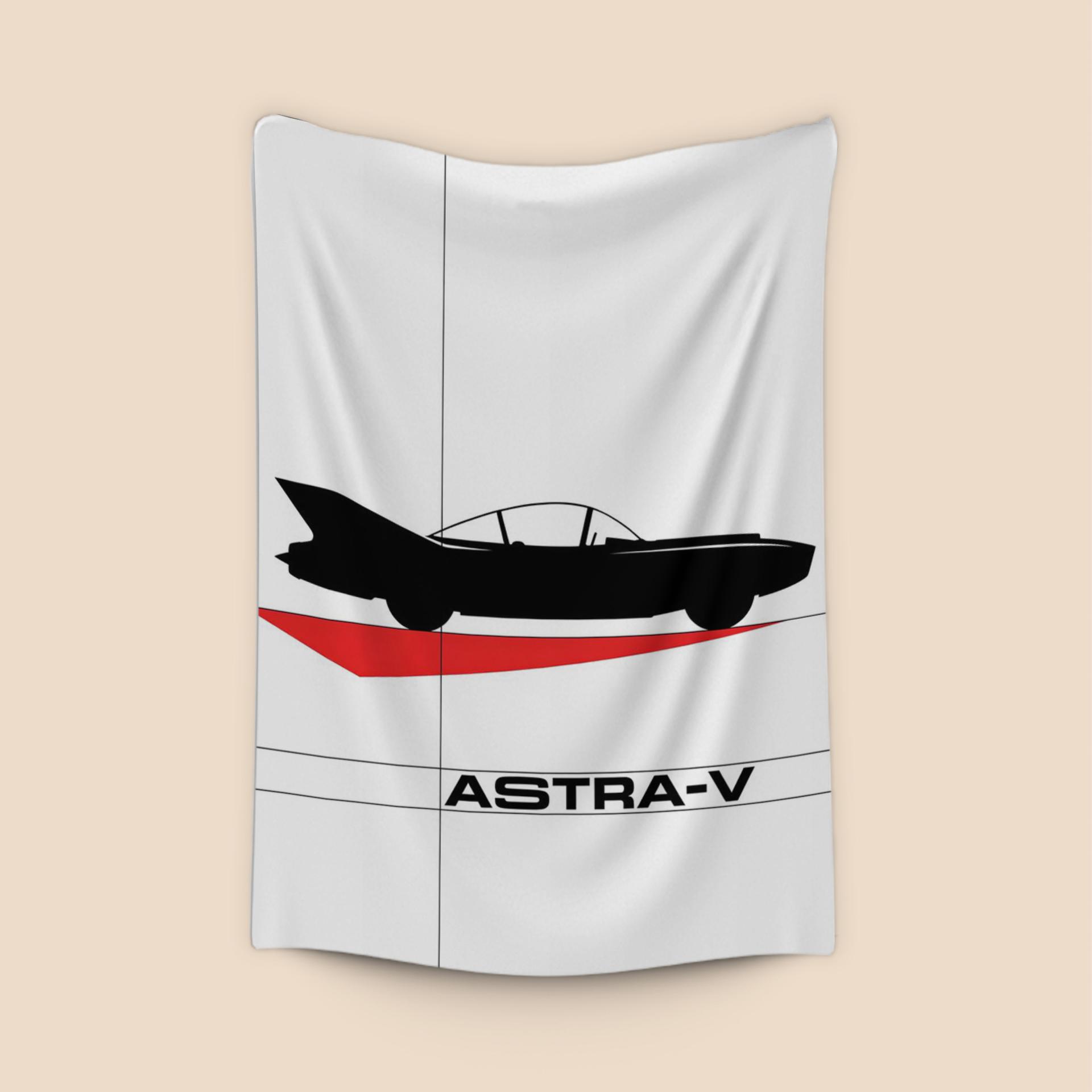 Astra-V: Retro-Futuristic Concept Silhouette