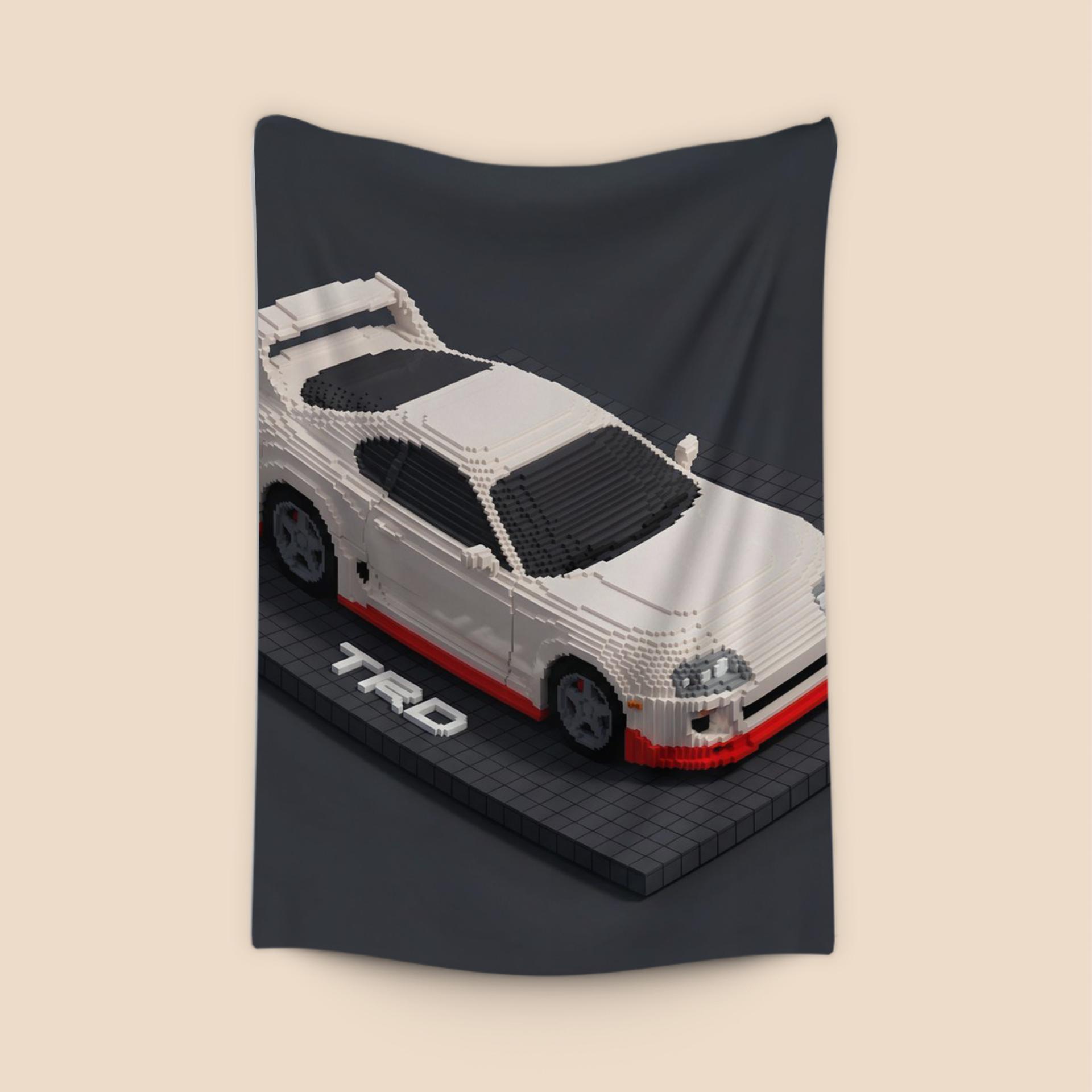 Voxel Legend: TRD Supra A80 Isometric Diorama