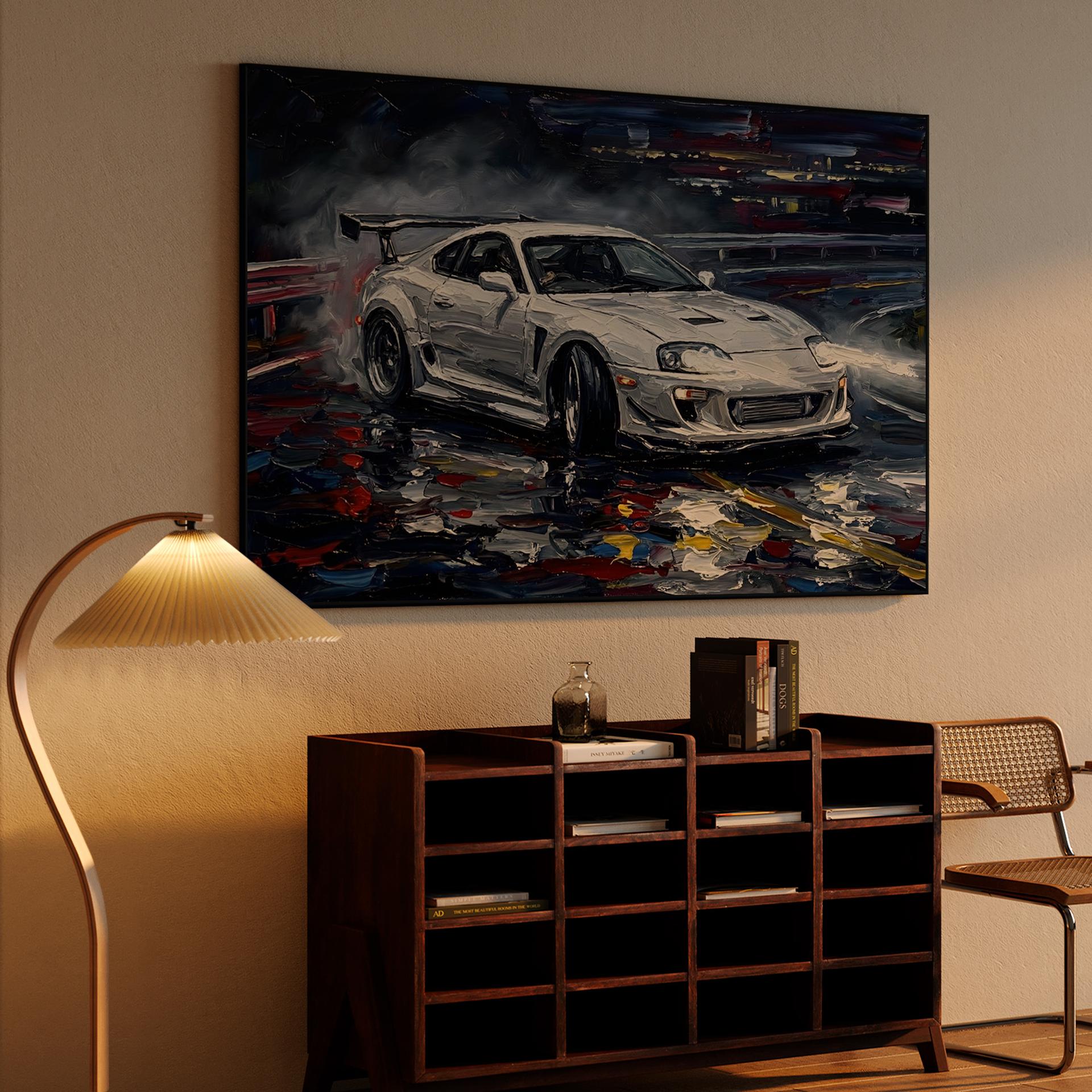 Toyota Supra Night Drift Impasto