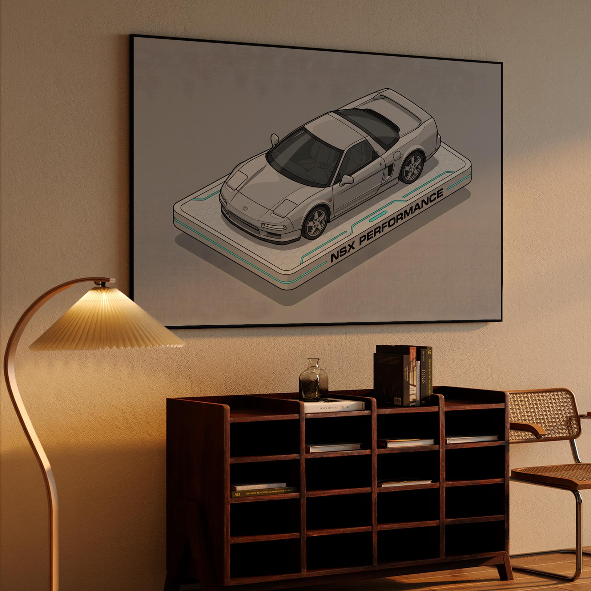 Isometric Honda NSX Performance Display