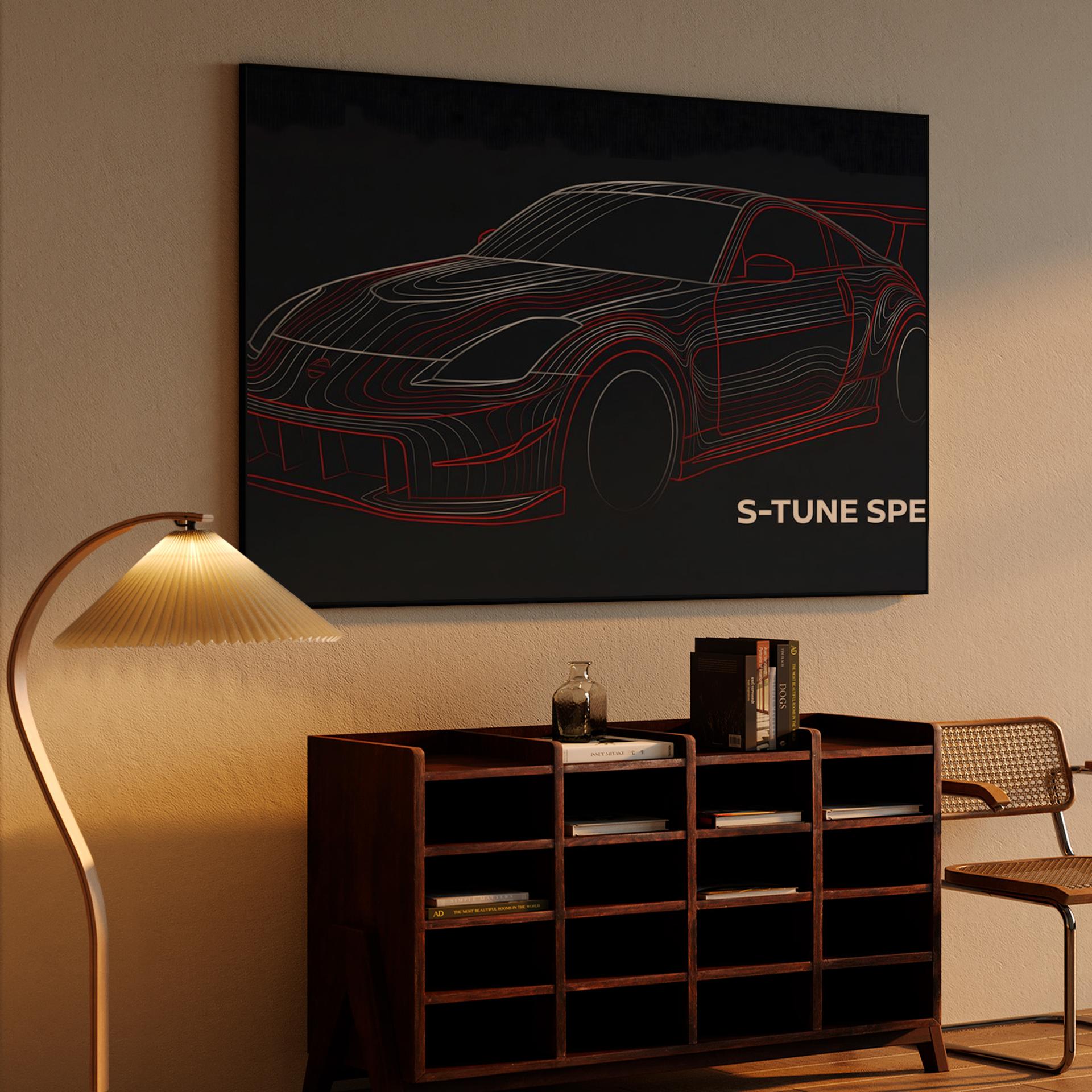 S-Tune Flow: Z33 Topographic Illustration