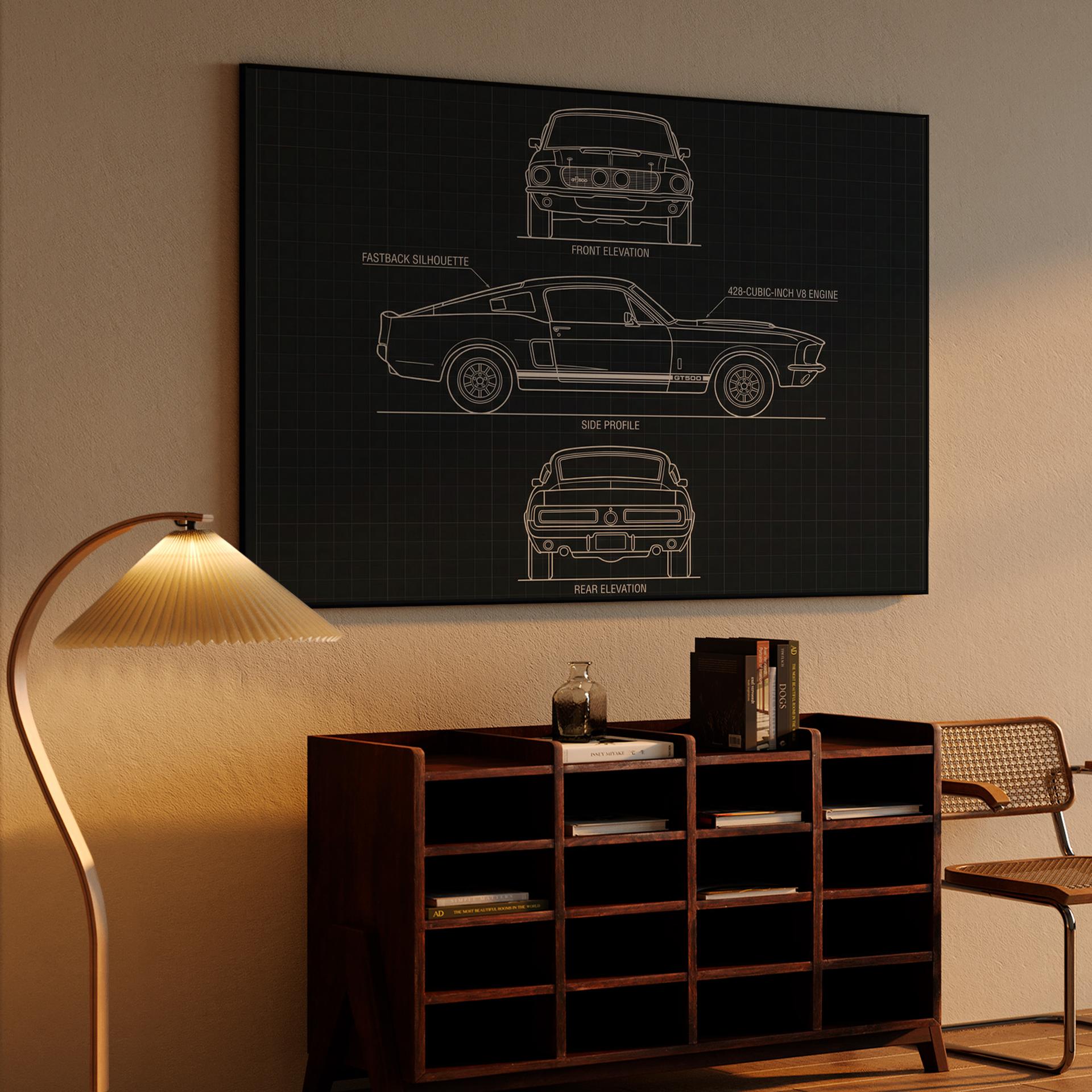 Shelby GT500 Technical Blueprint