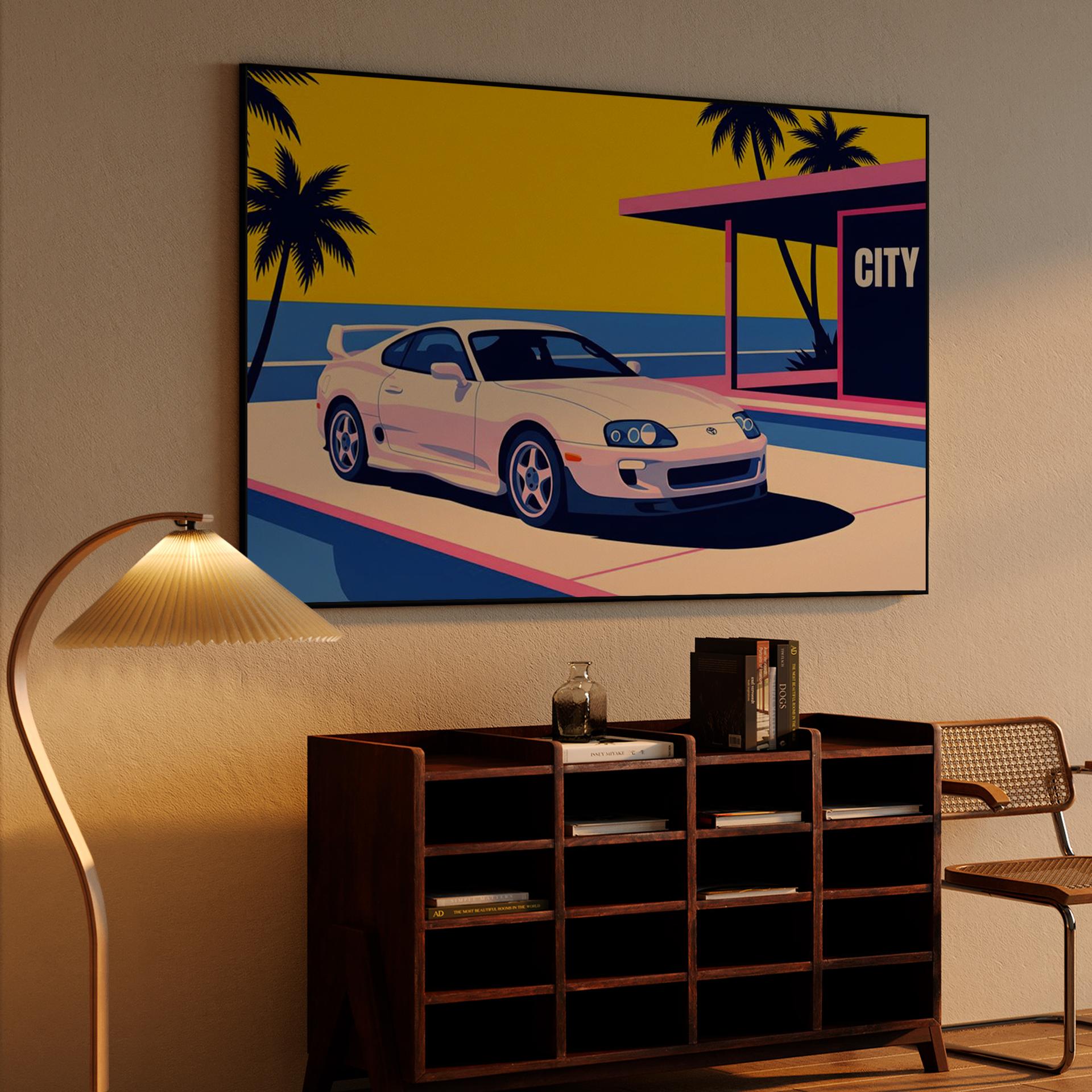 City Pop Supra: Coastal JDM Horizon