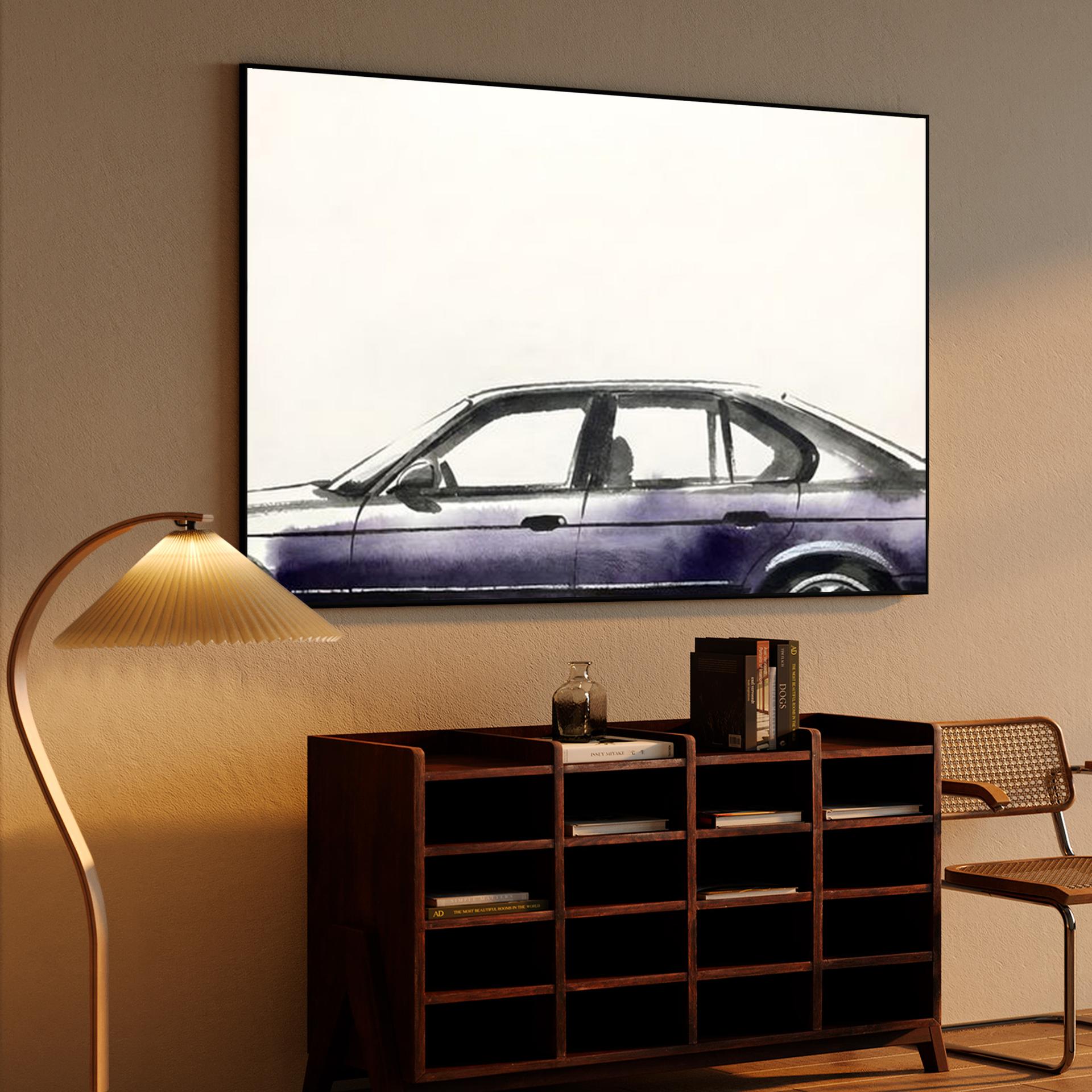 BMW E30 M3: Minimalist M-Stripe Profile