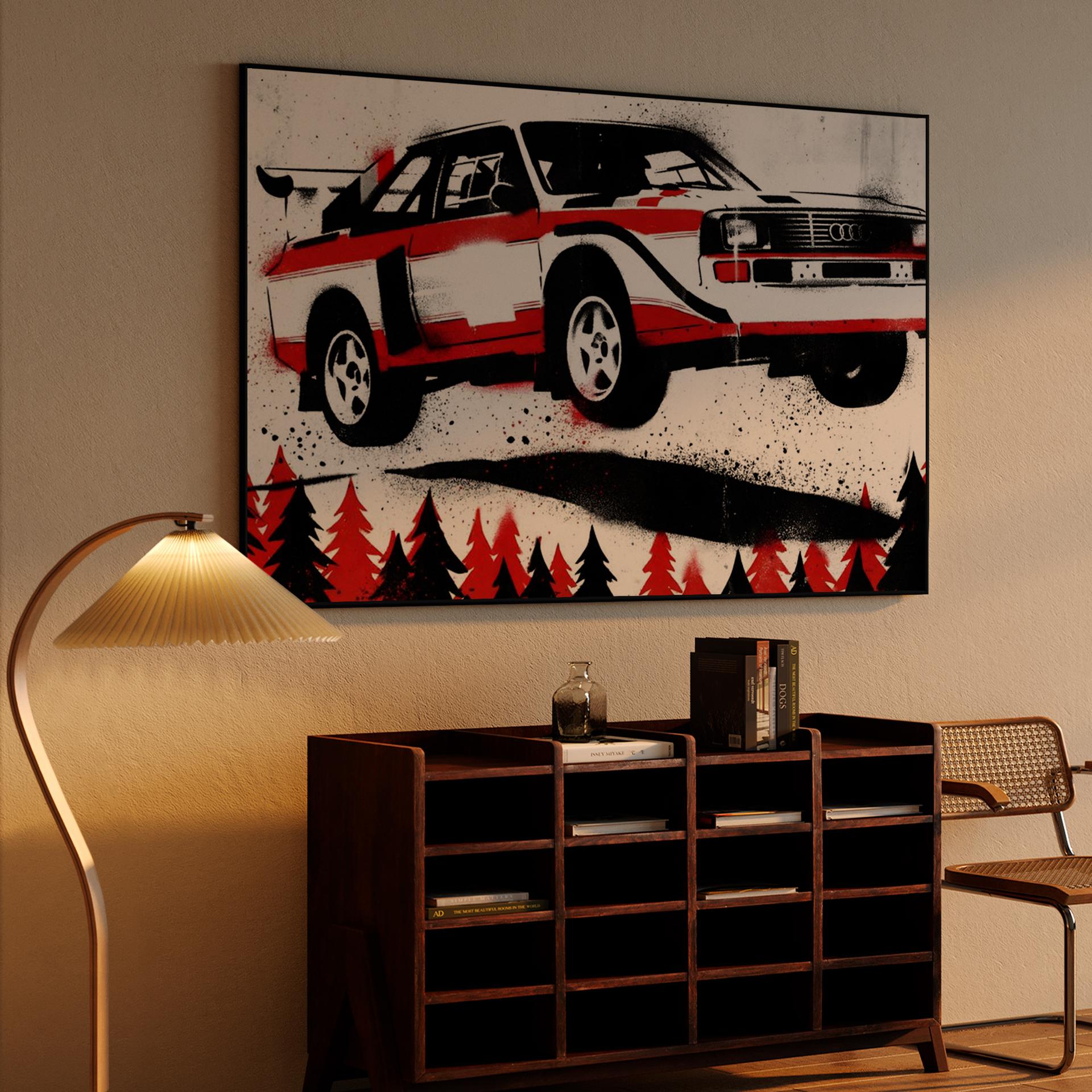 Audi Quattro S1: Urban Stencil Jump