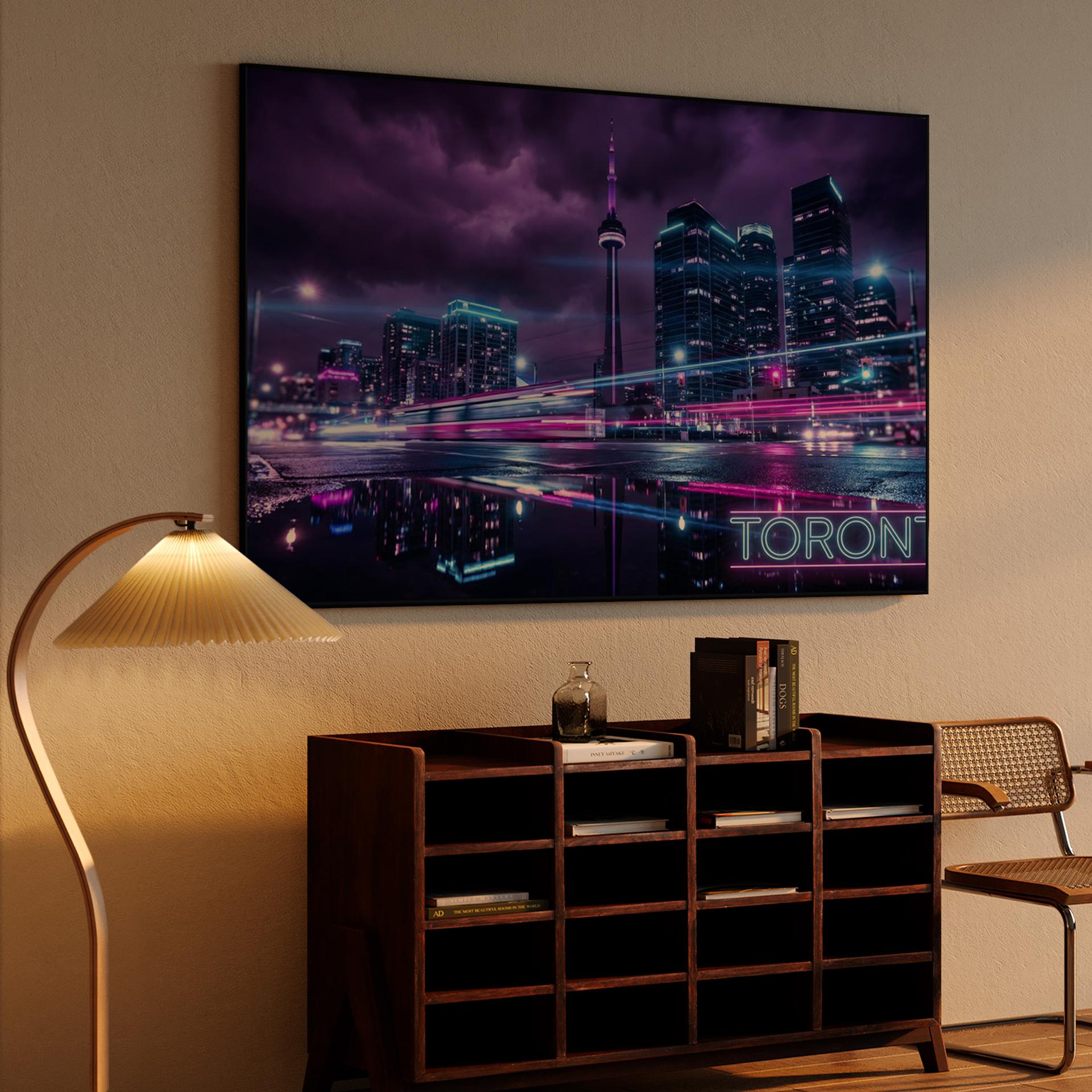 Midnight Neon: Toronto Skyline