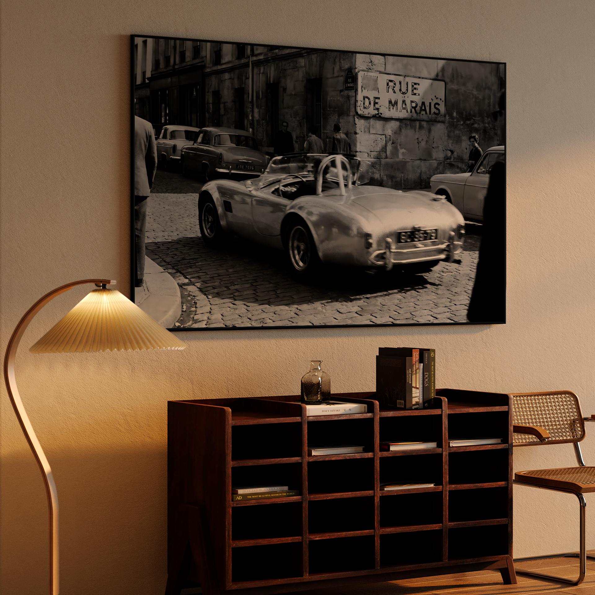 Parisian Pursuit: Shelby Cobra on Rue de Marais