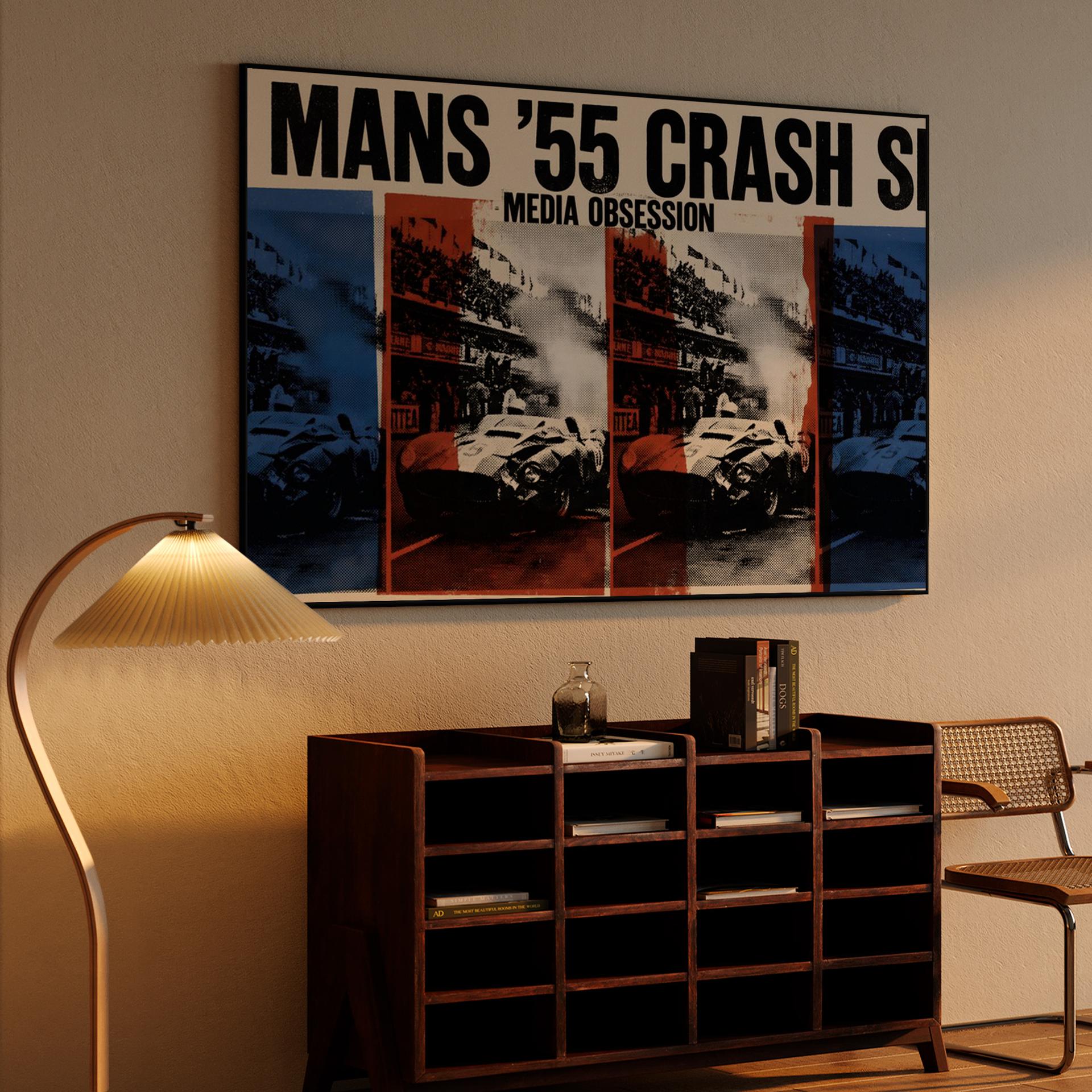 Le Mans '55 Crash Site Media Obsession Pop Art