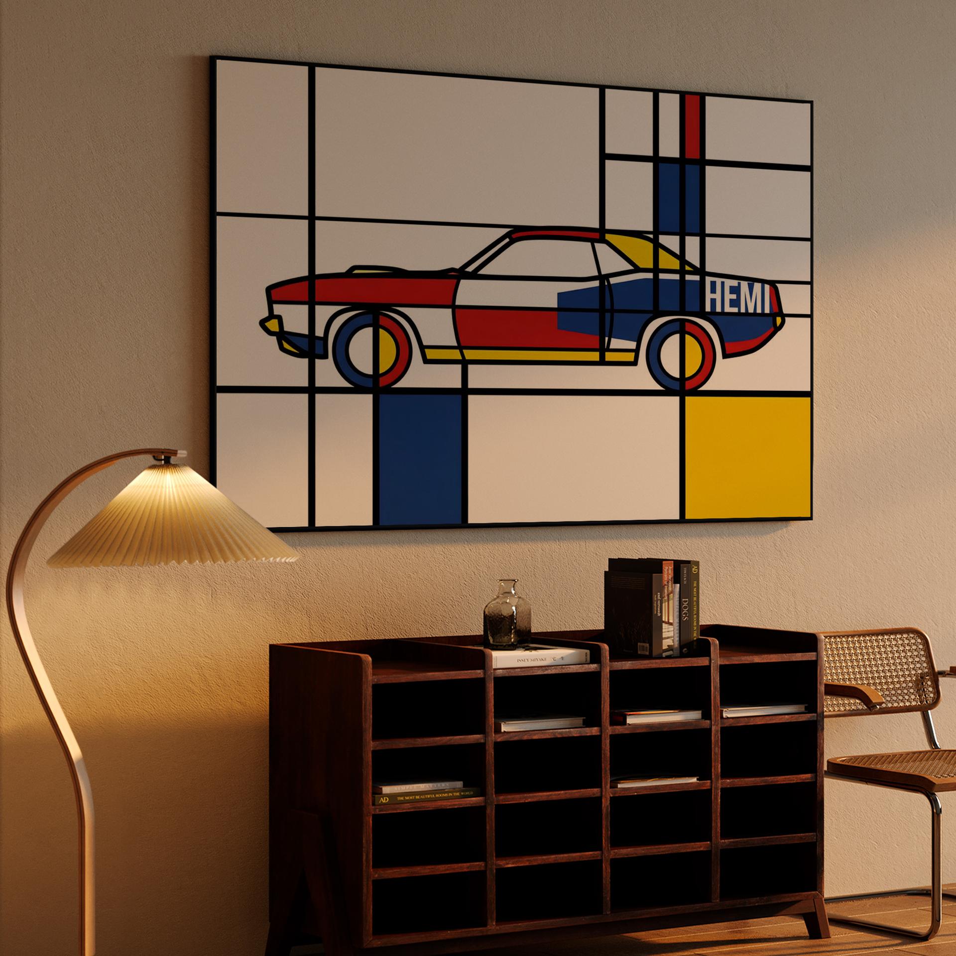 Hemi 'Cuda: De Stijl Primary Muscle