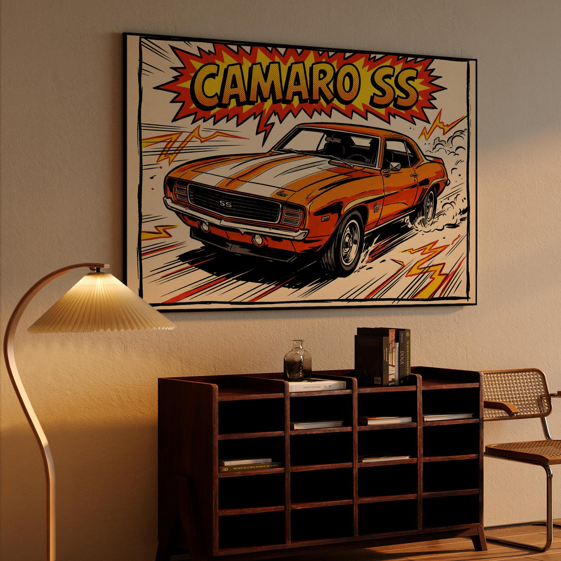 Camaro SS Comic Book Action Blast