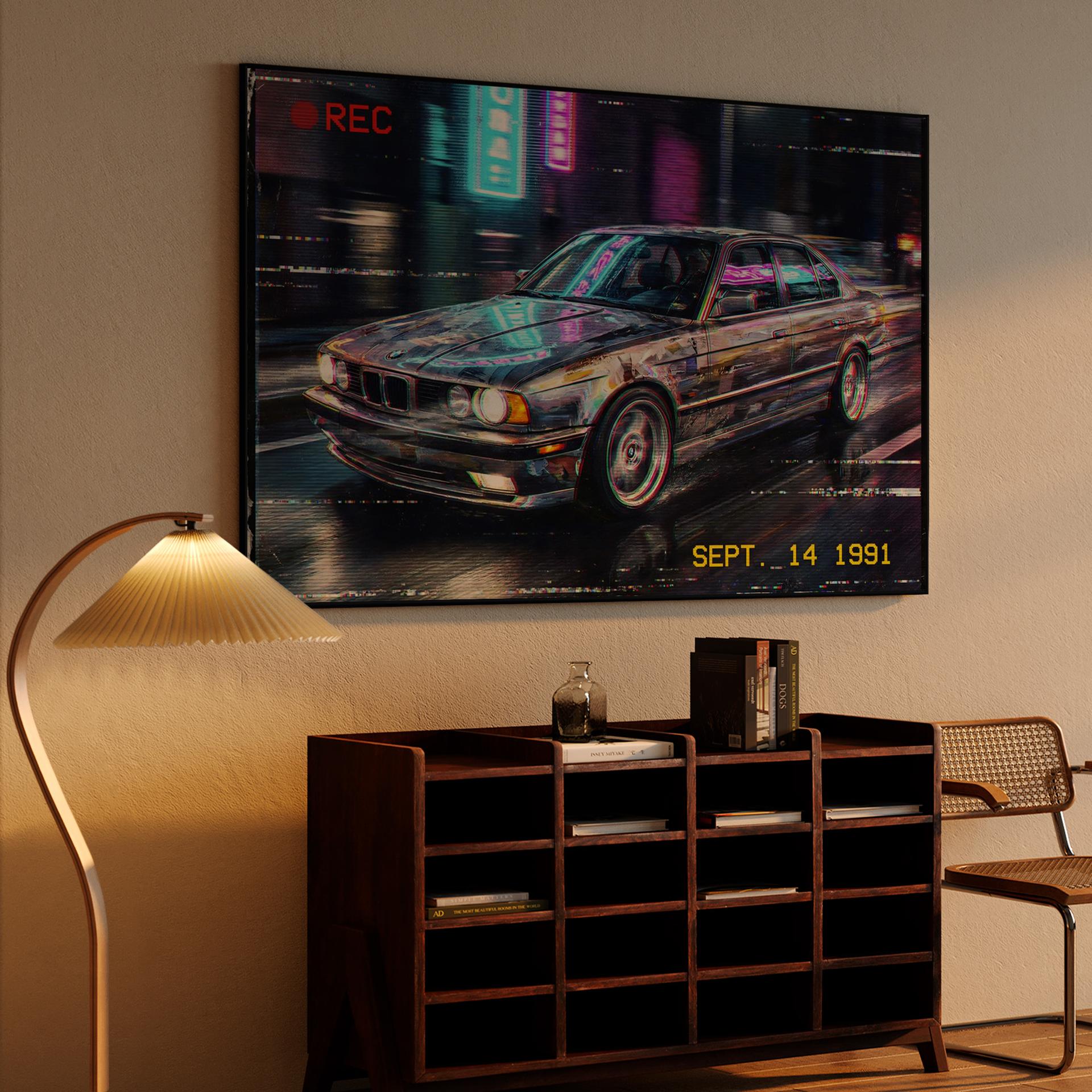 VHS Memories: 1991 BMW E34 Midnight Drive