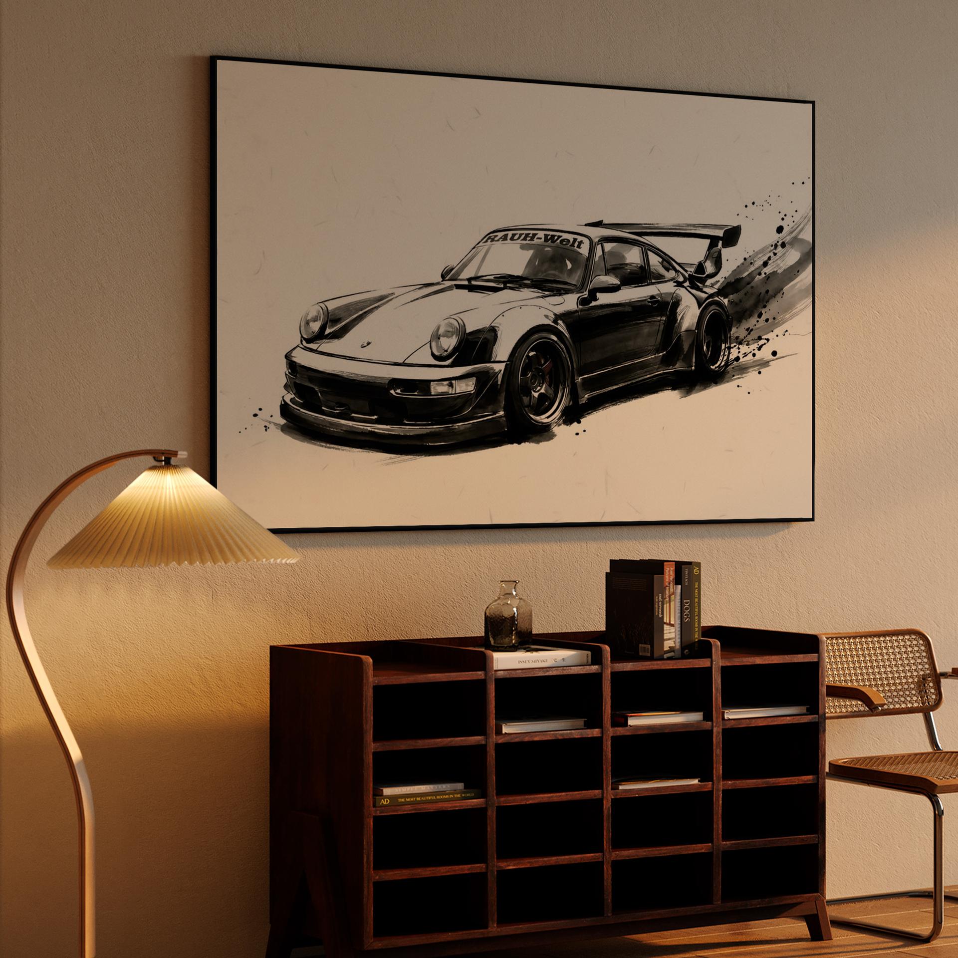 RWB 911: Sumi-e Motion Study