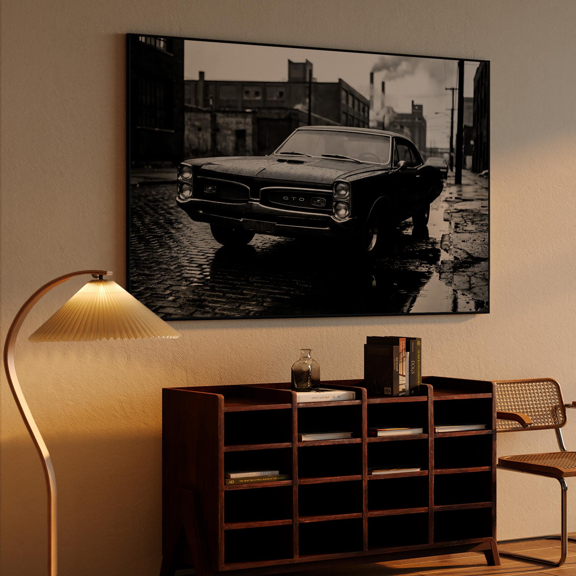 Industrial Legend: 1966 Pontiac GTO in the Rain