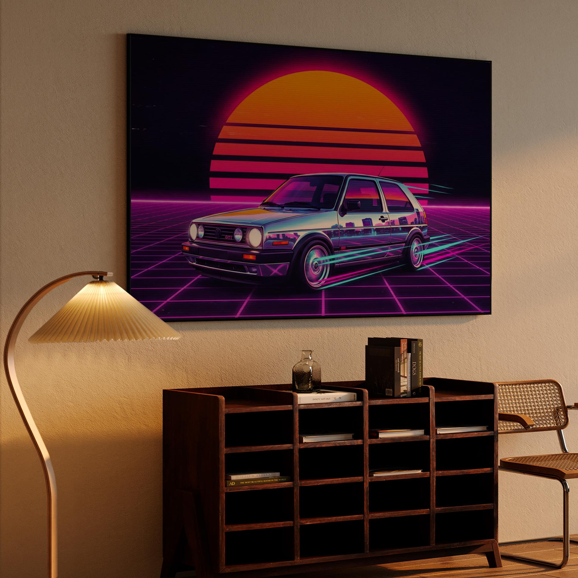 VW Golf Mk2 GTI Synthwave Speedster