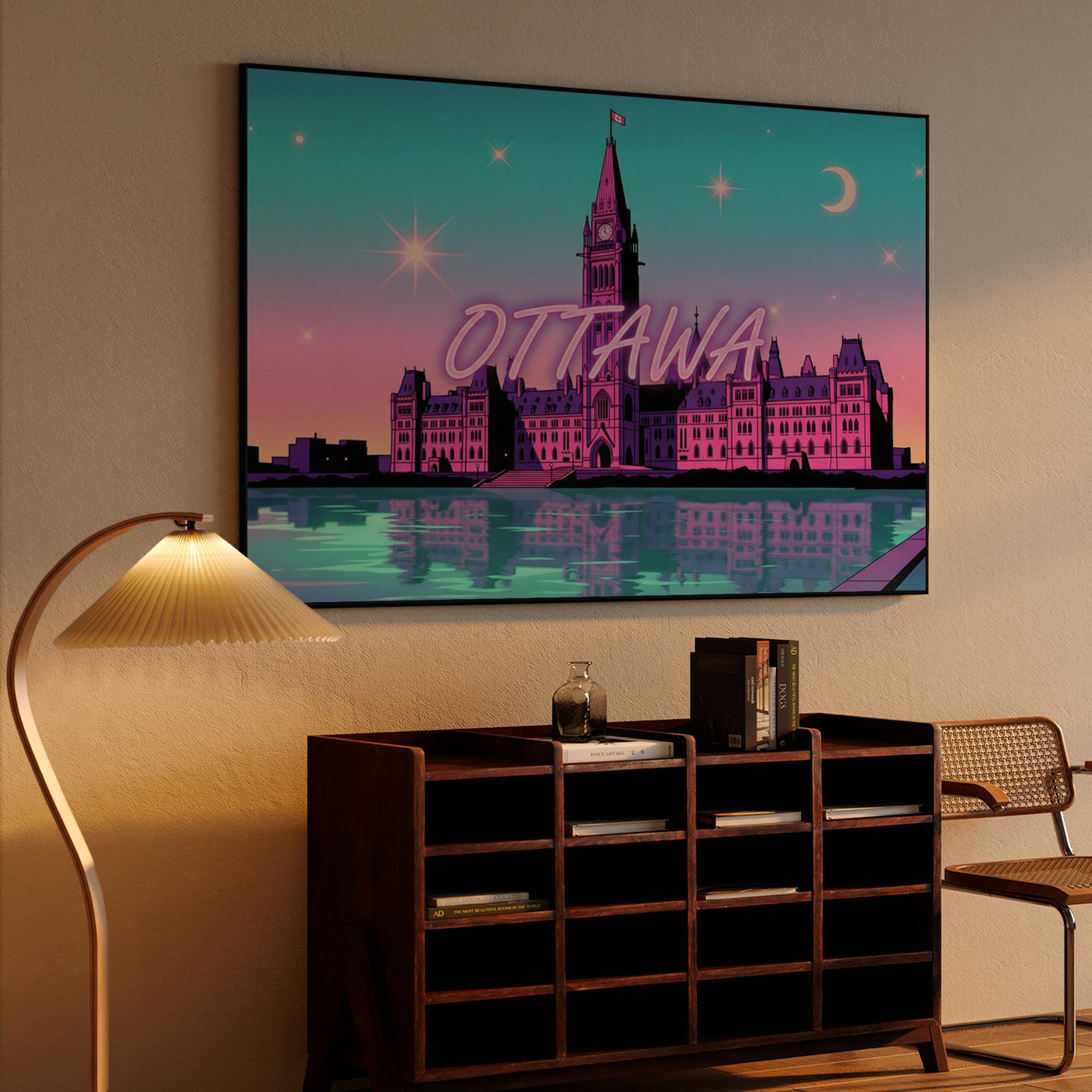 Ottawa City Pop Nightscape