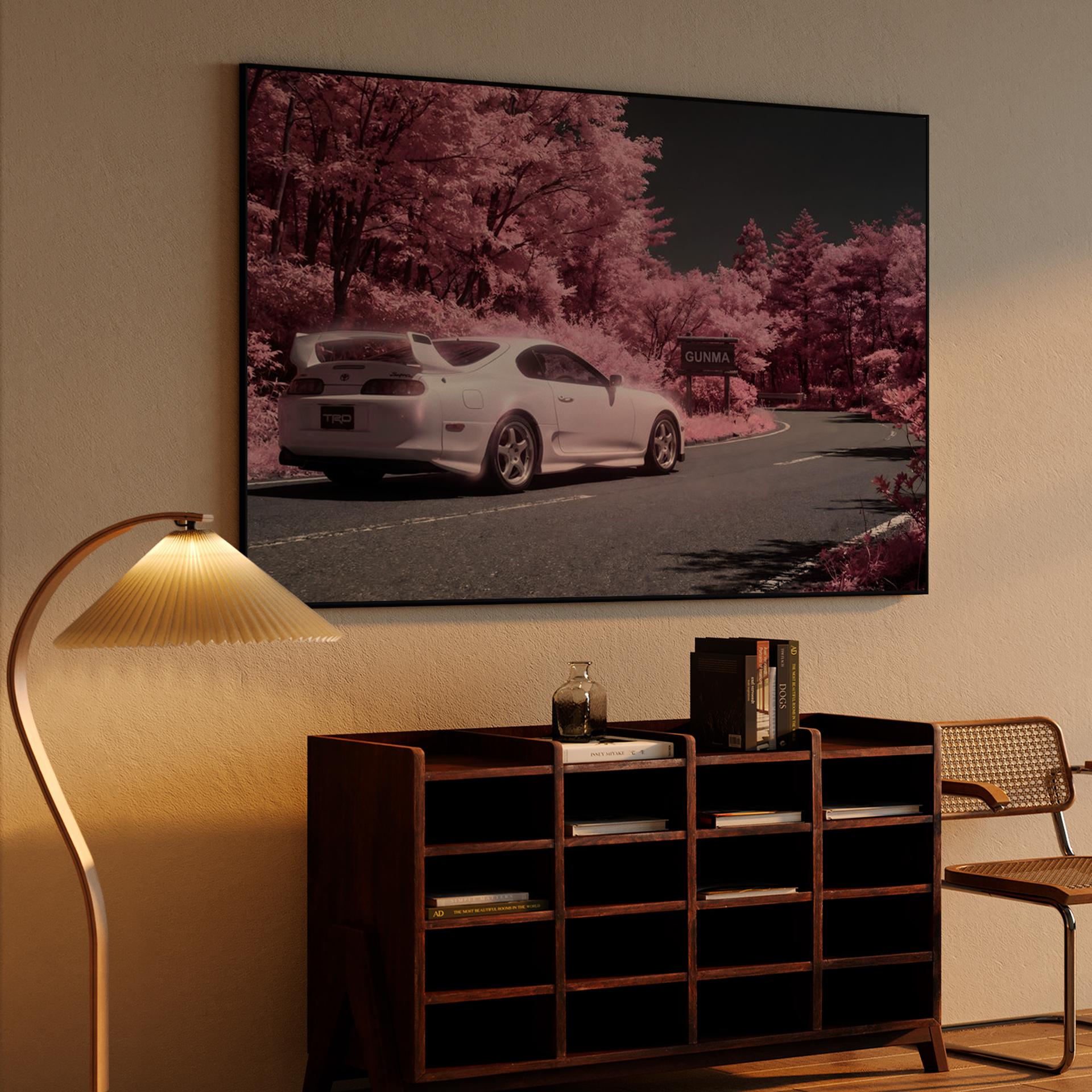 Pink Echo: TRD Supra in Gunma