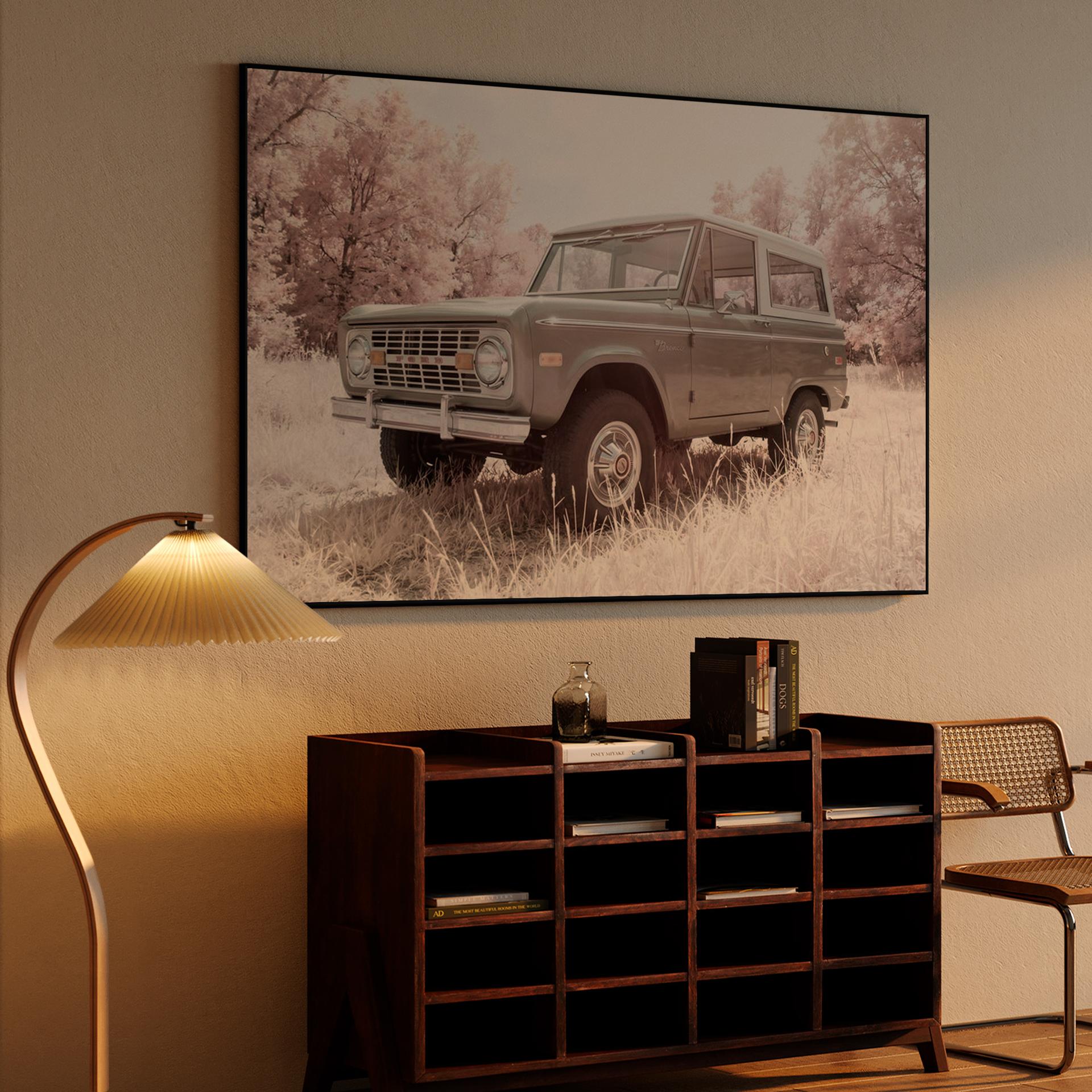 Infrared Bronco: A Dream in Sage and Pink