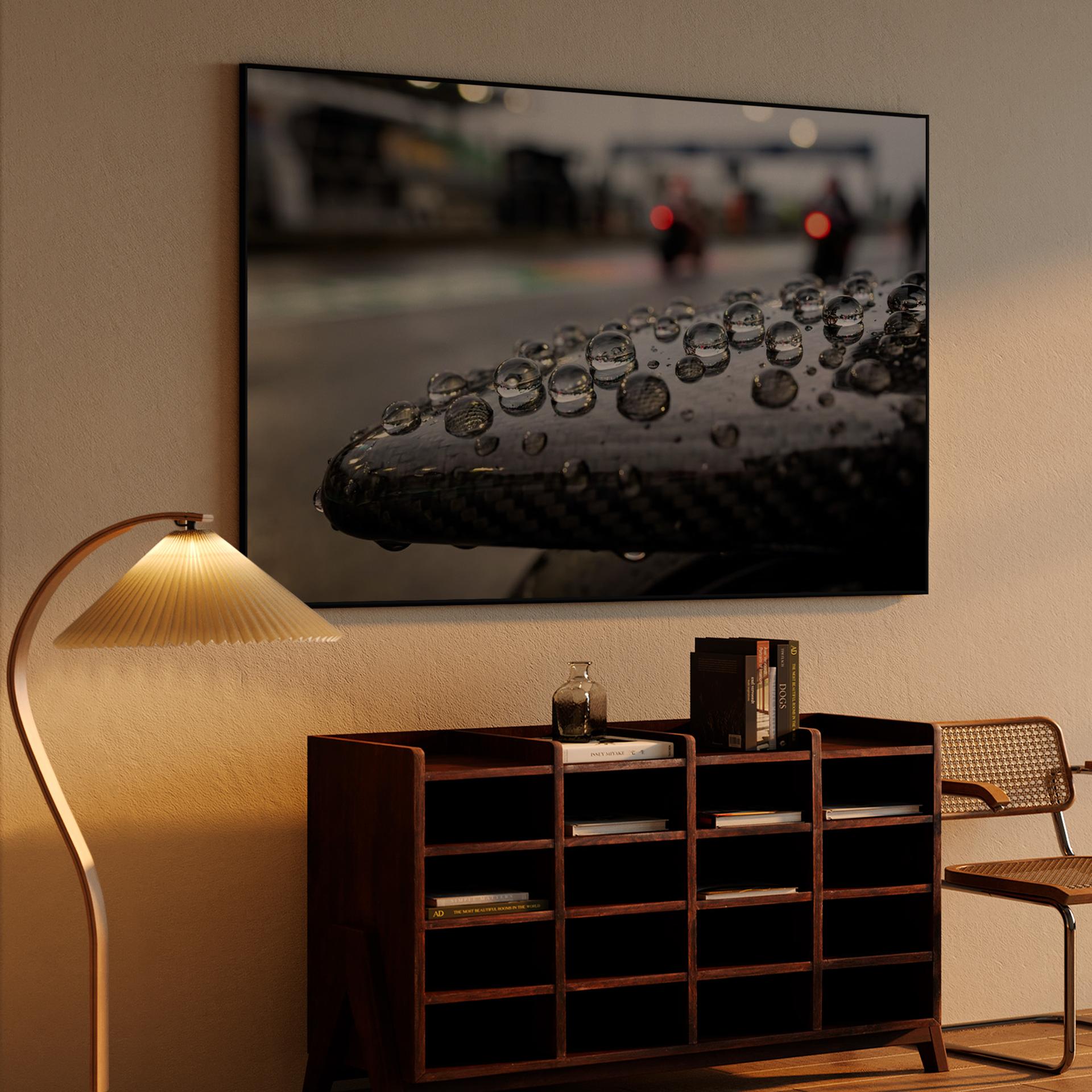 The Tension of Speed: Rain on Carbon Fiber