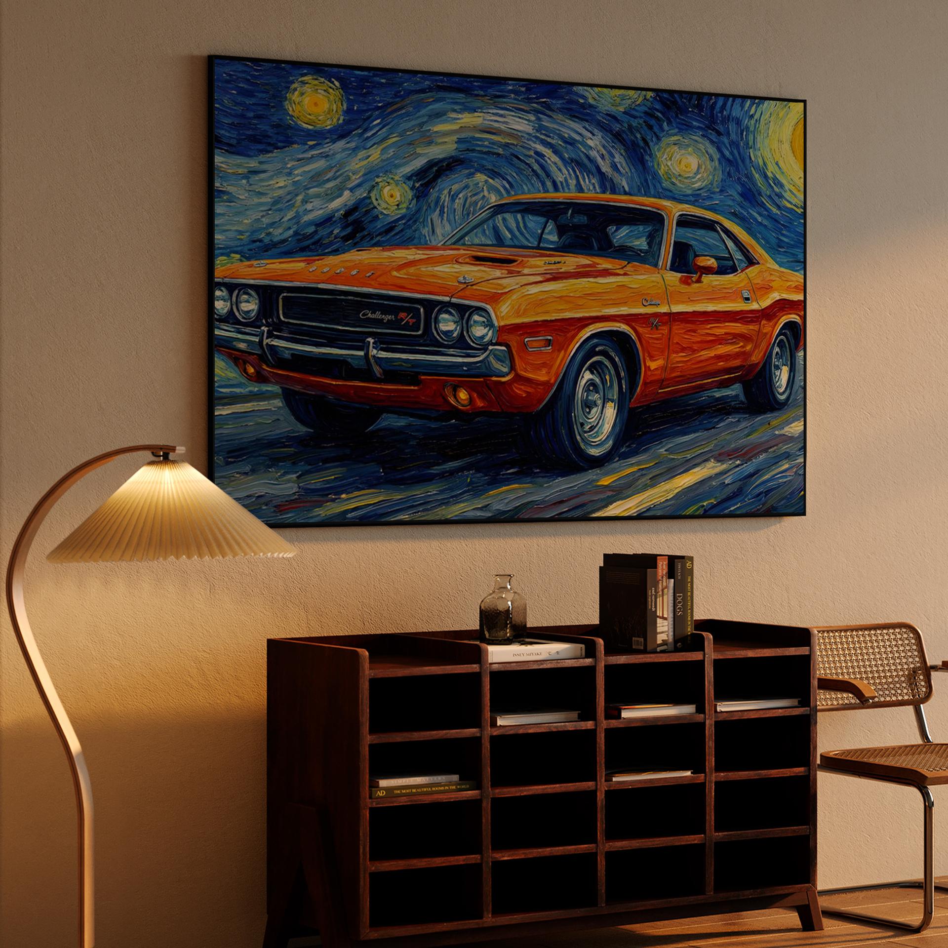 Starry Night Overdrive: Dodge Challenger R/T