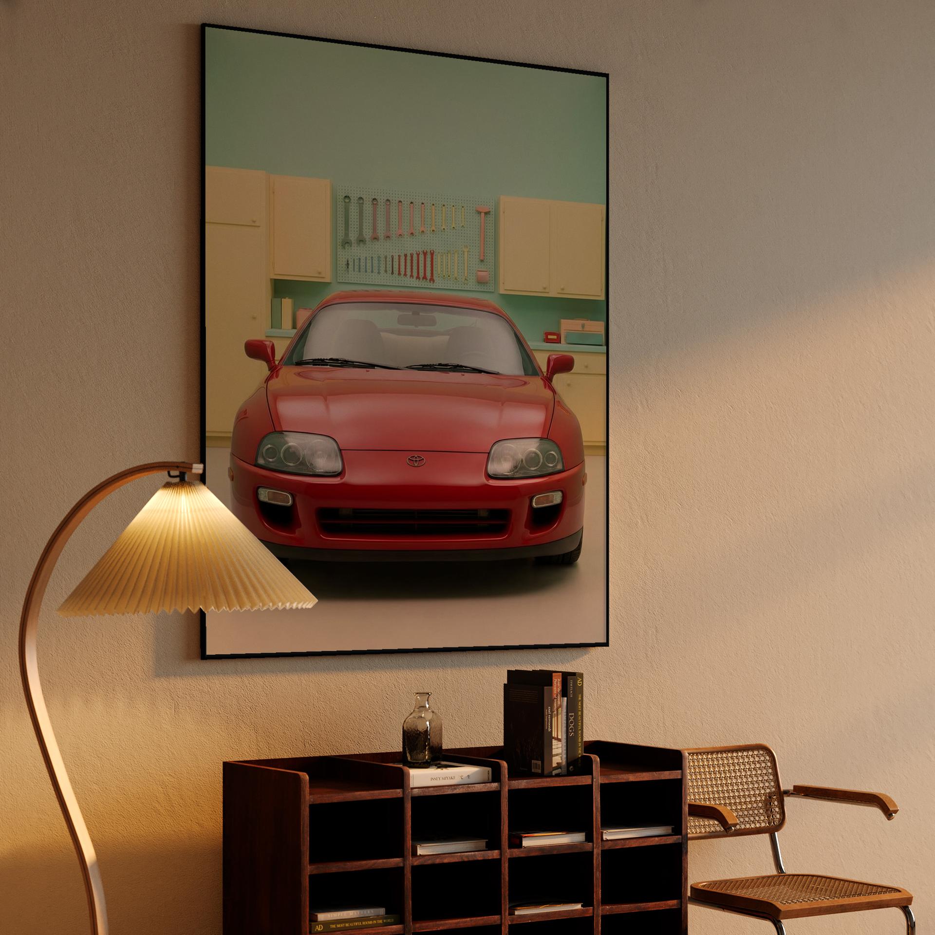 Red Supra Pastel Garage Symmetry