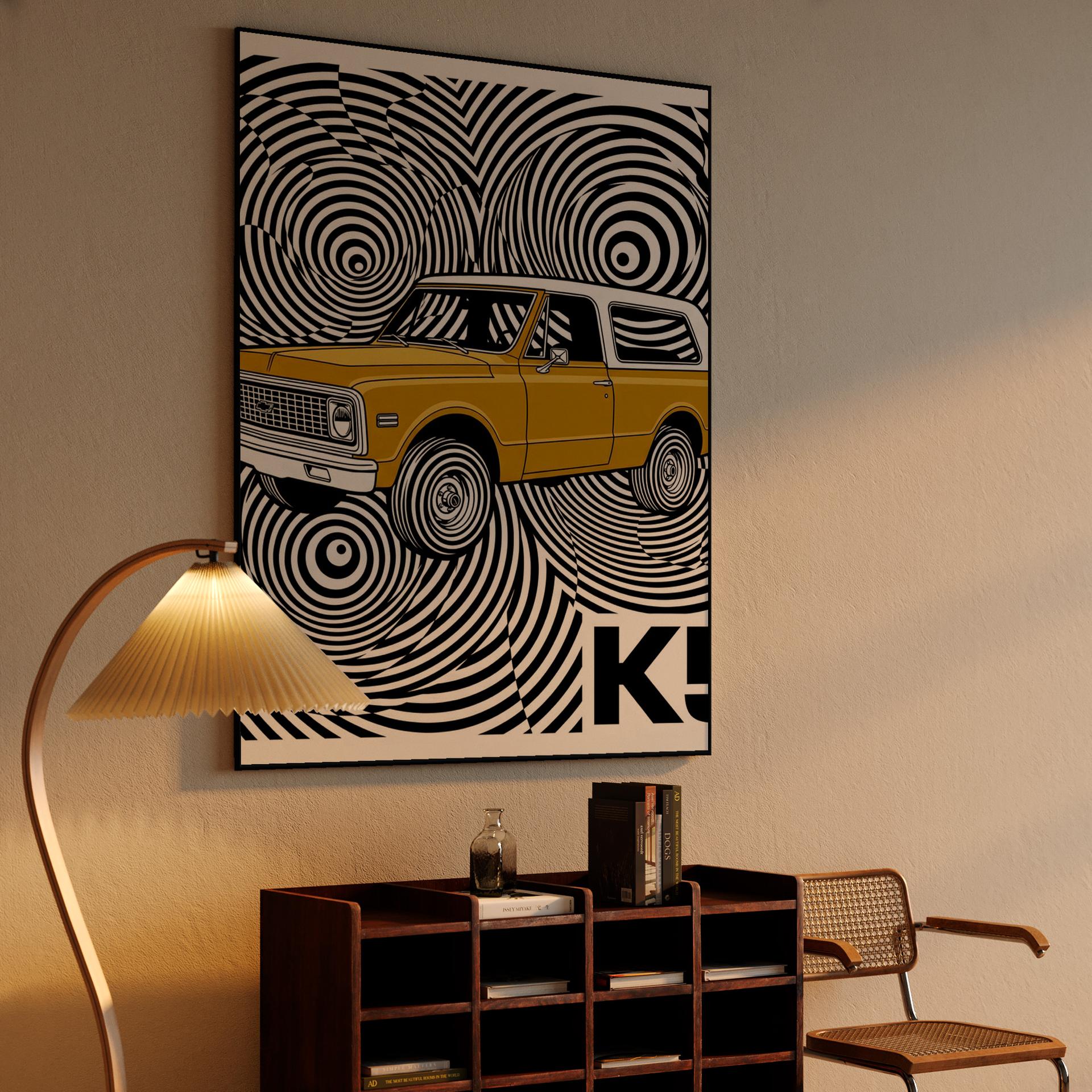 K5 Blazer: Hypnotic Op Art Edition