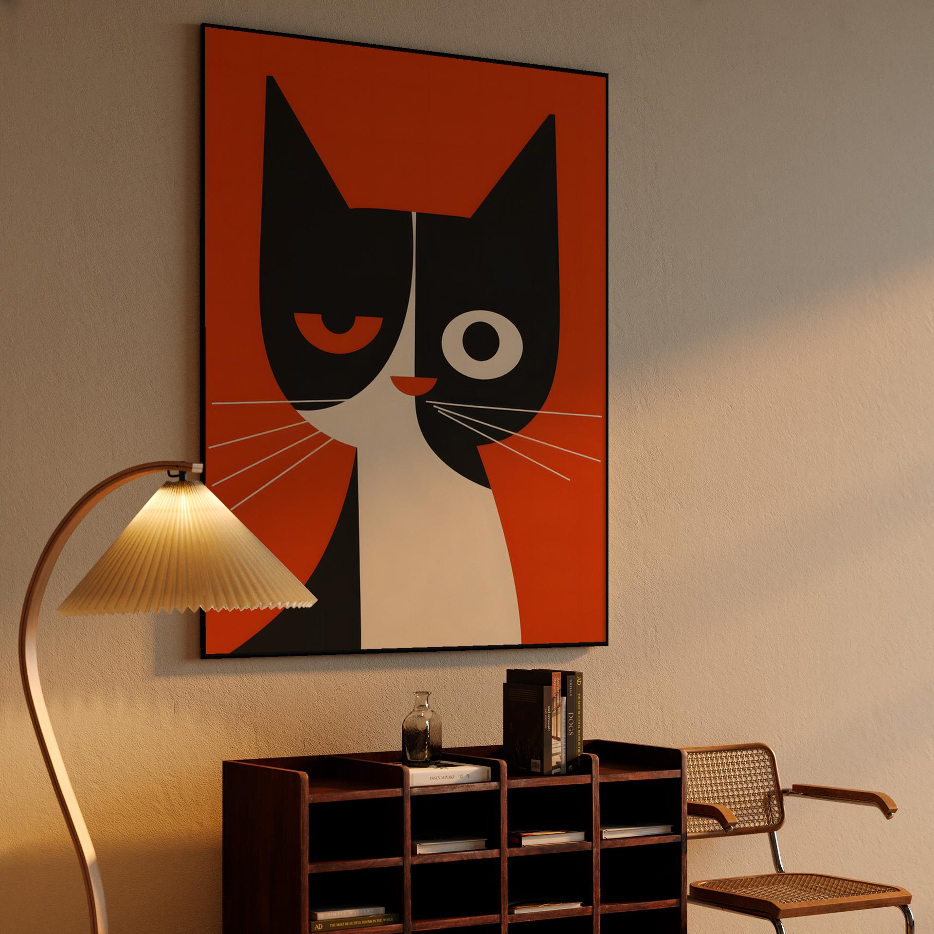 Mid-Century Feline