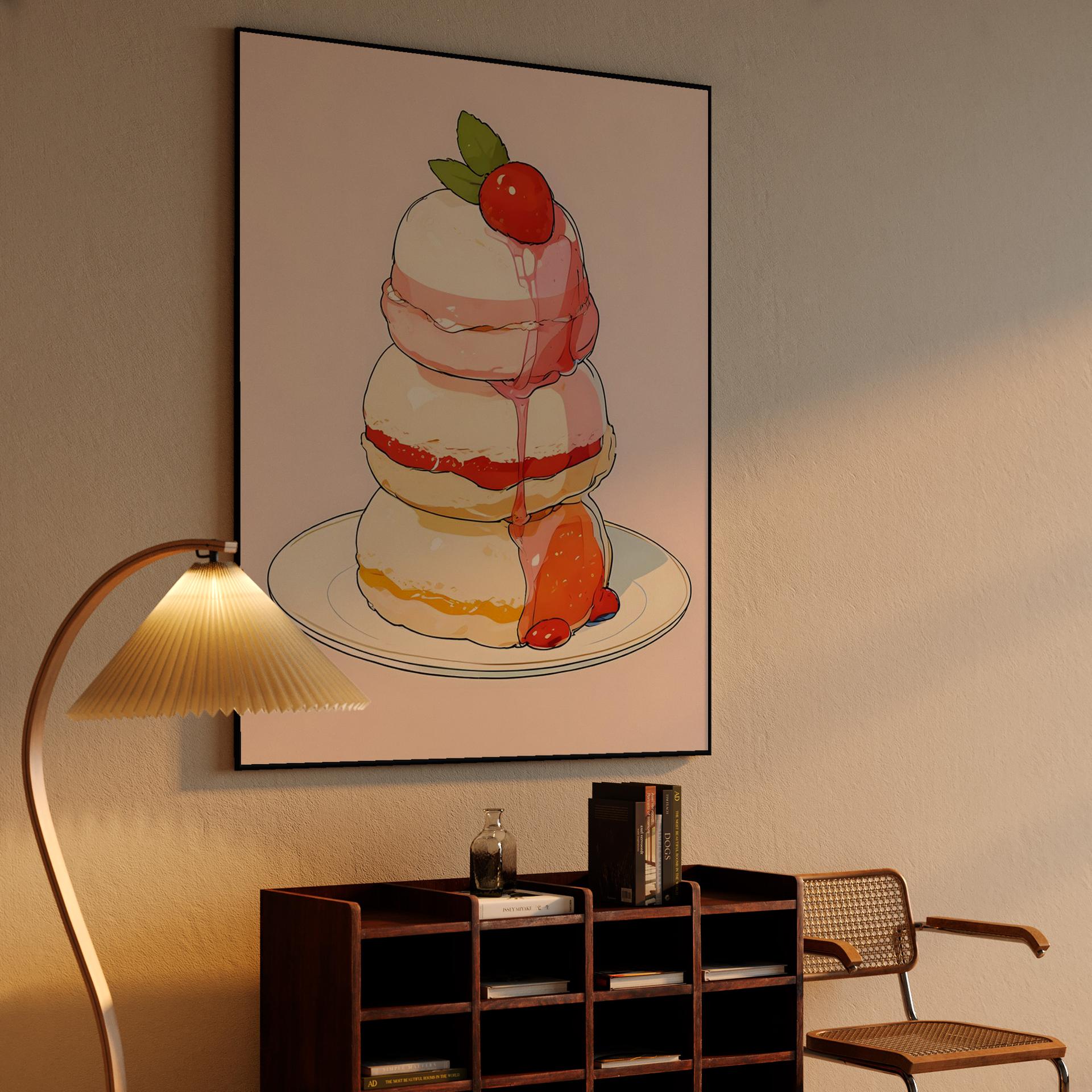 Strawberry Soufflé Pancakes