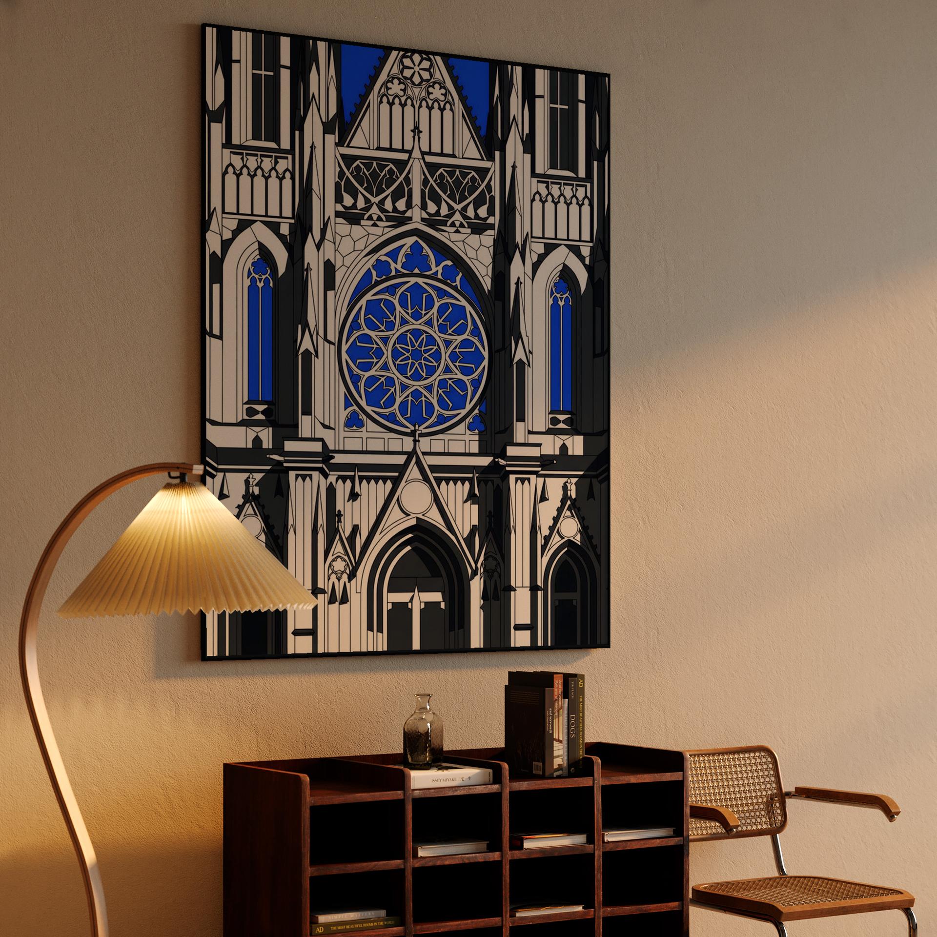 St. Vitus Cathedral Blue Rose Window