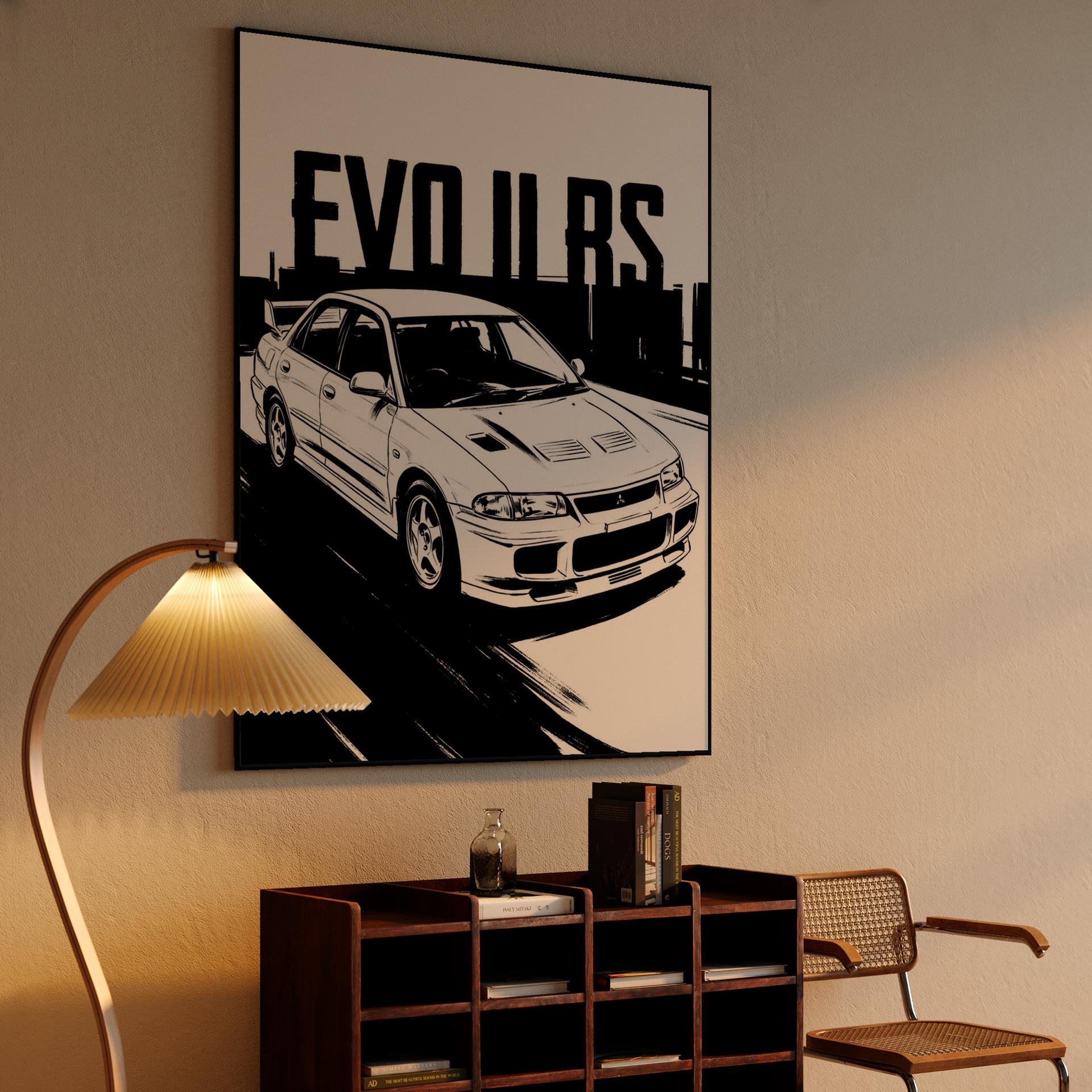 Evolution II RS: High-Contrast Manga Study