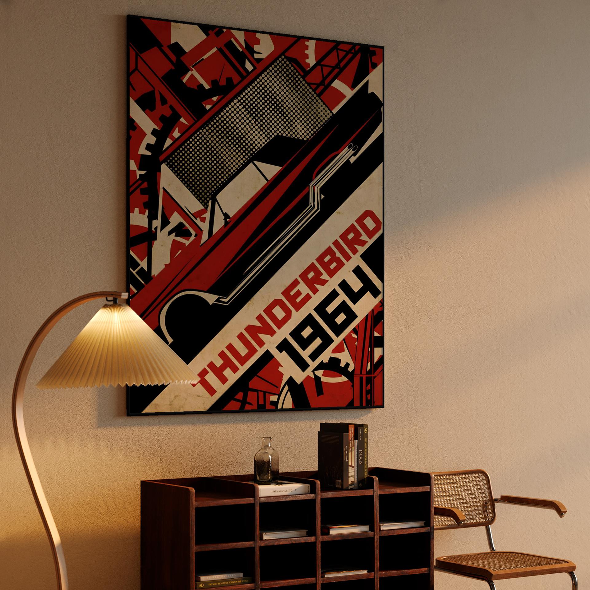 1964 Thunderbird Constructivist Propaganda