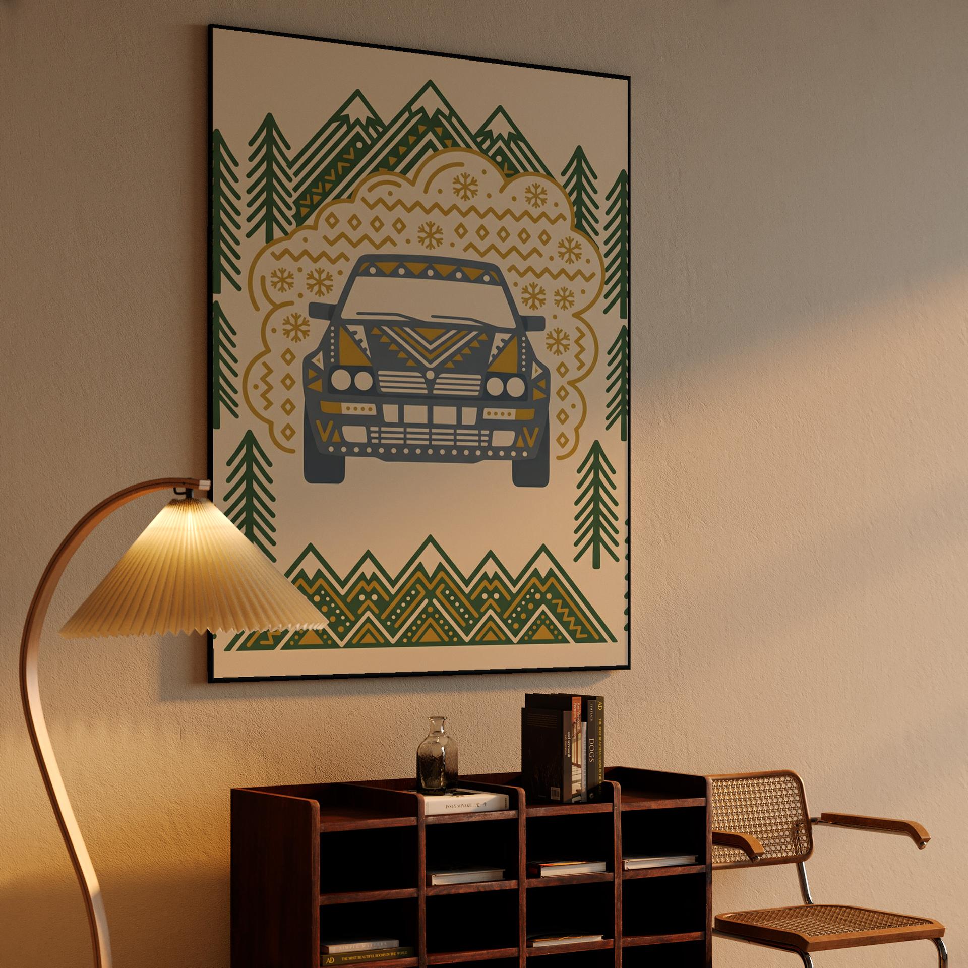 Lancia Delta: Folk Art Winter Rally