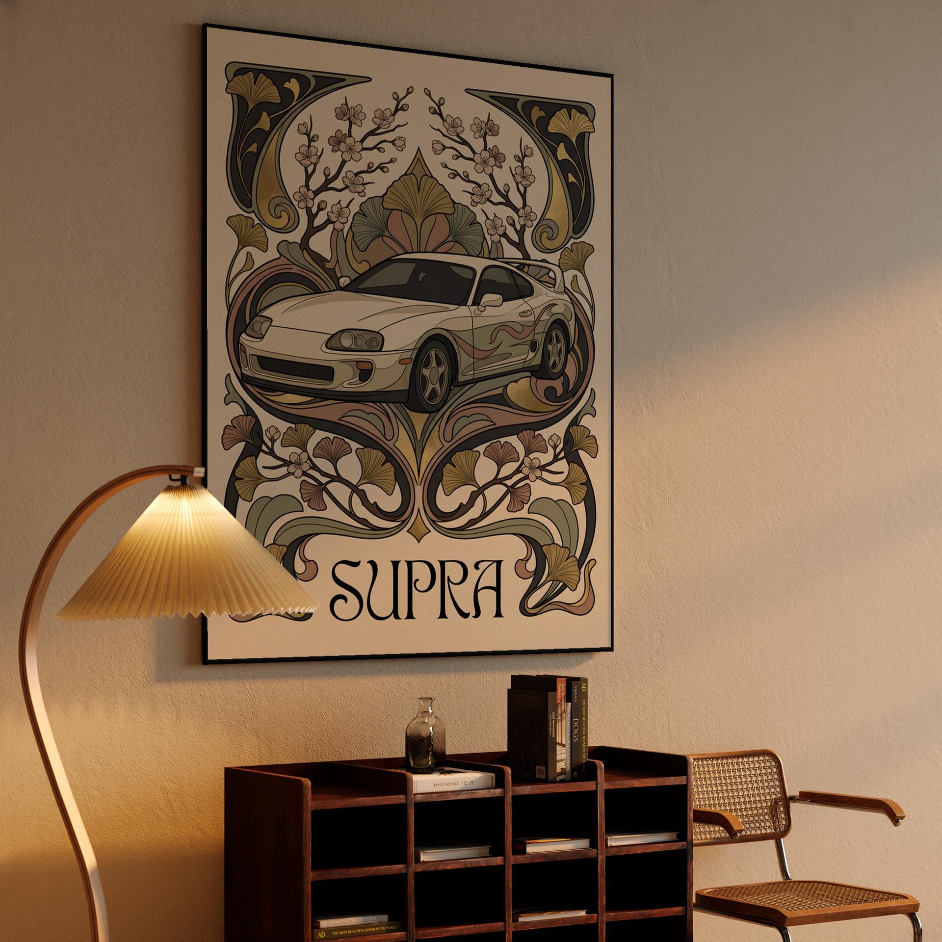 Art Nouveau Toyota Supra A80