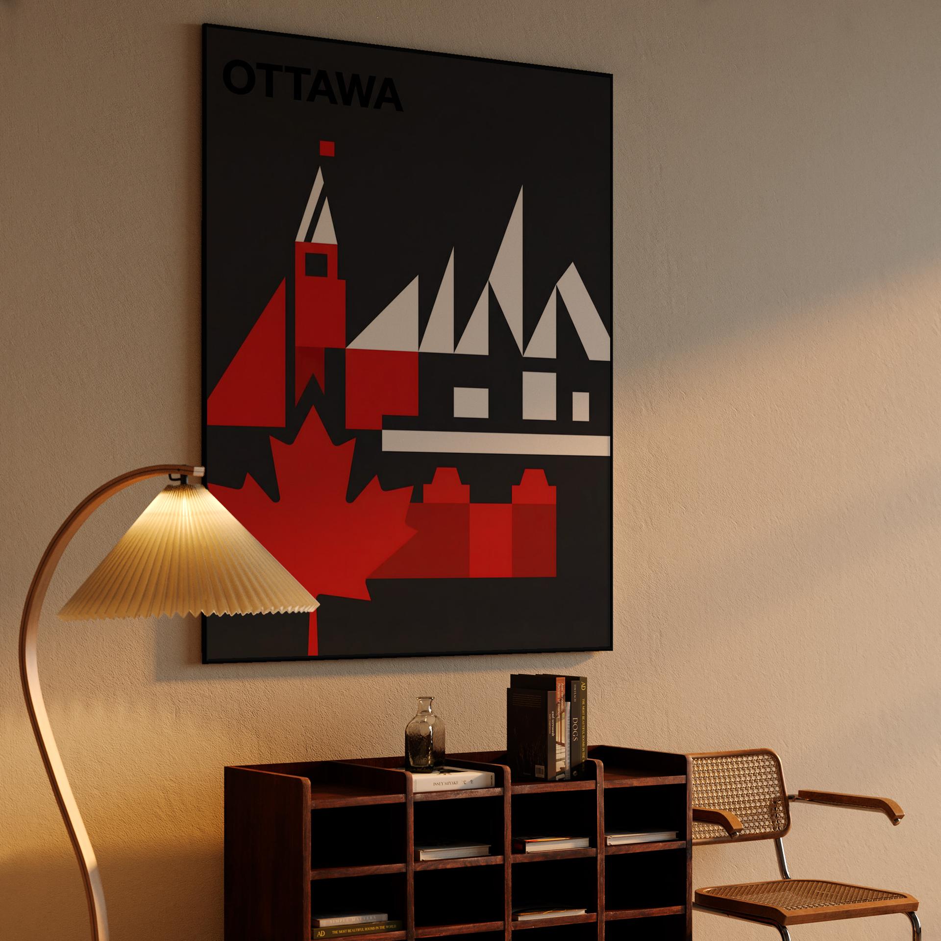 Ottawa Geometric Capital: Parliament Hill & National Gallery