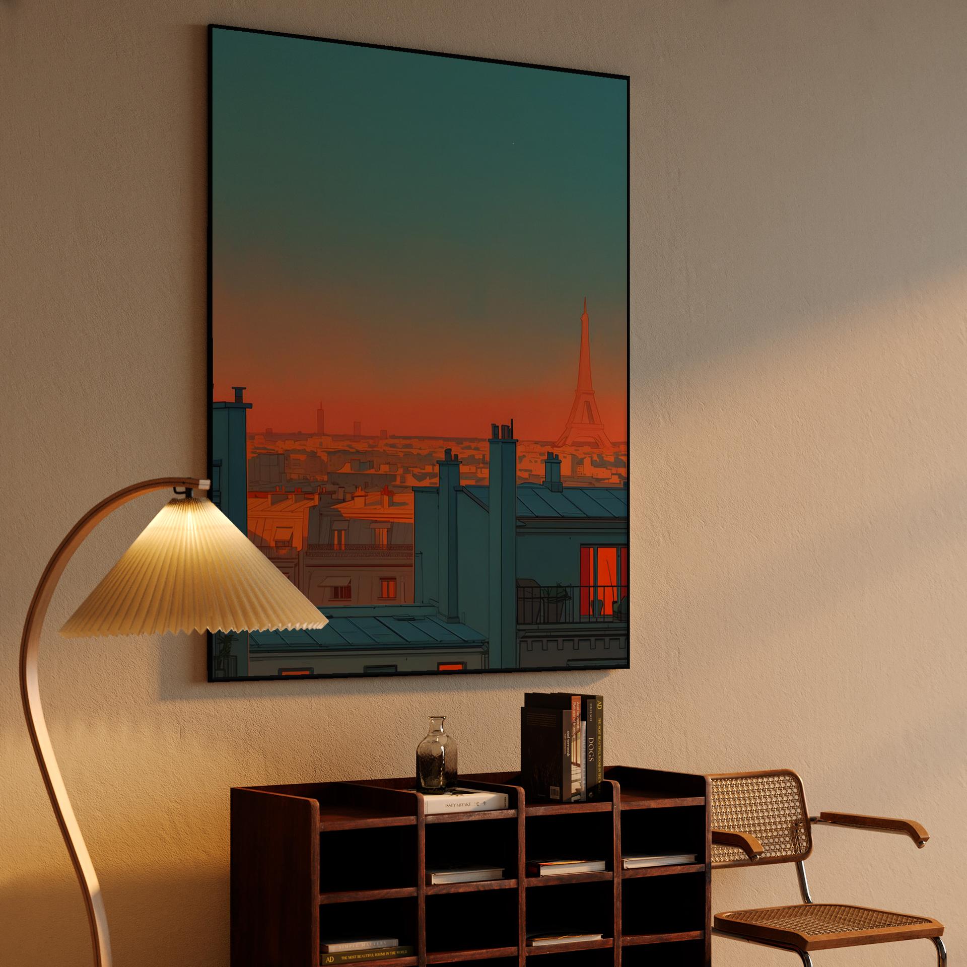 Paris Sunset Rooftops